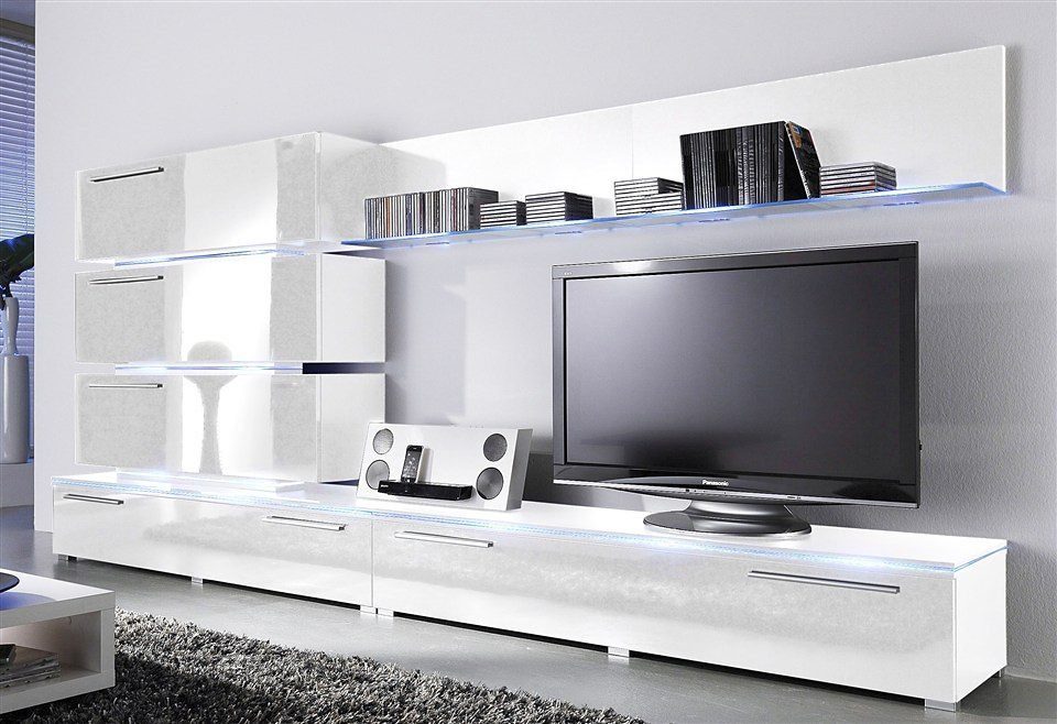 Höltkemeyer Wohnwand Line, (Set, 7-St)