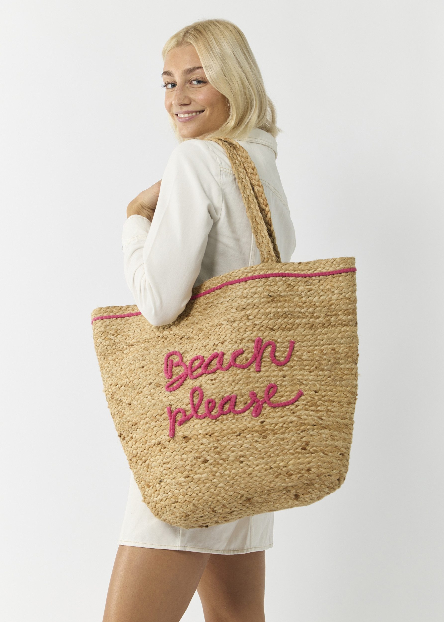 Codello Abendtasche BASKET BEACH PLEASE pink-53X41CM