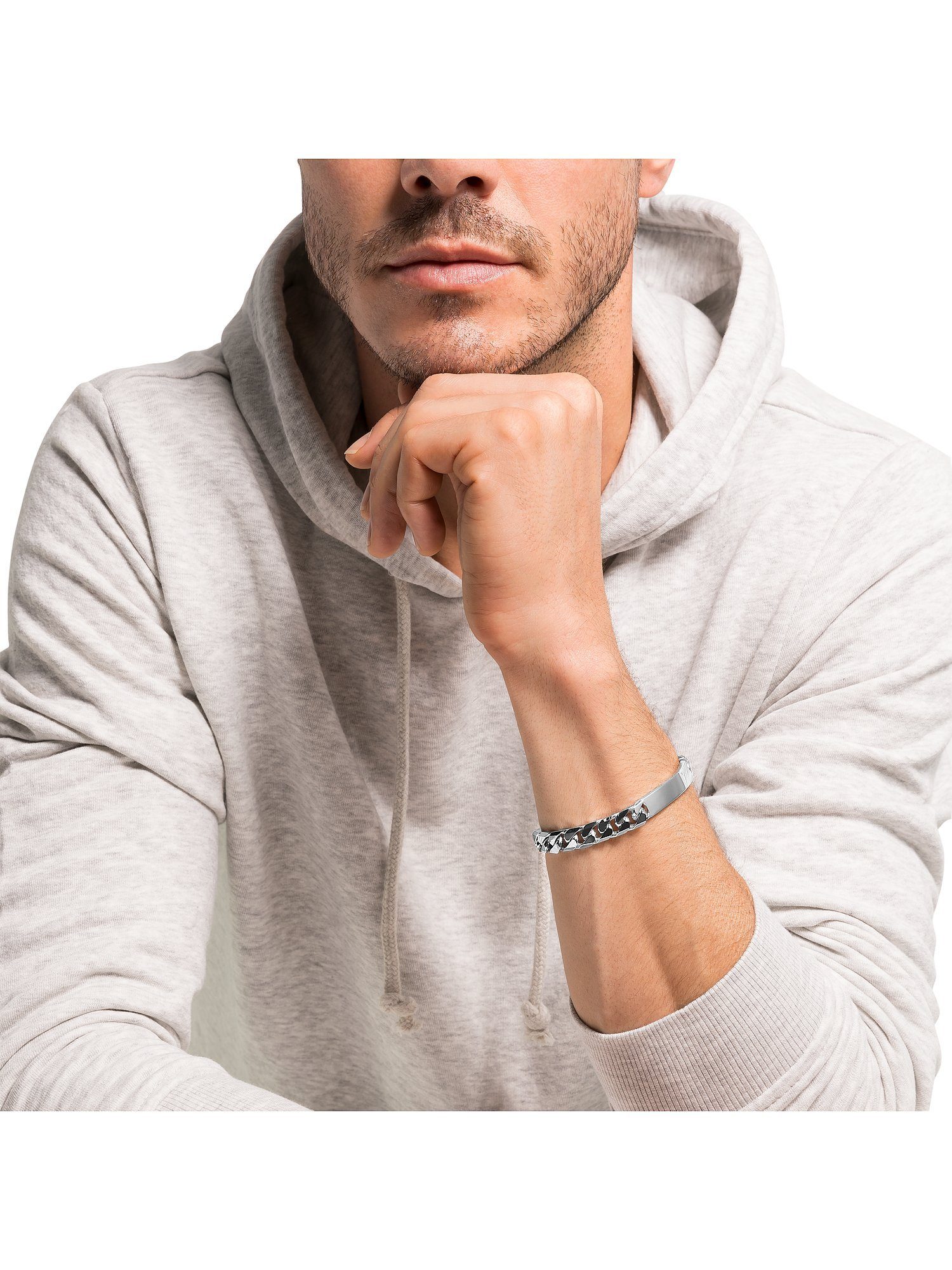 CHRIST Silberarmband CHRIST Herren-I.D.-Armband 925er Silber