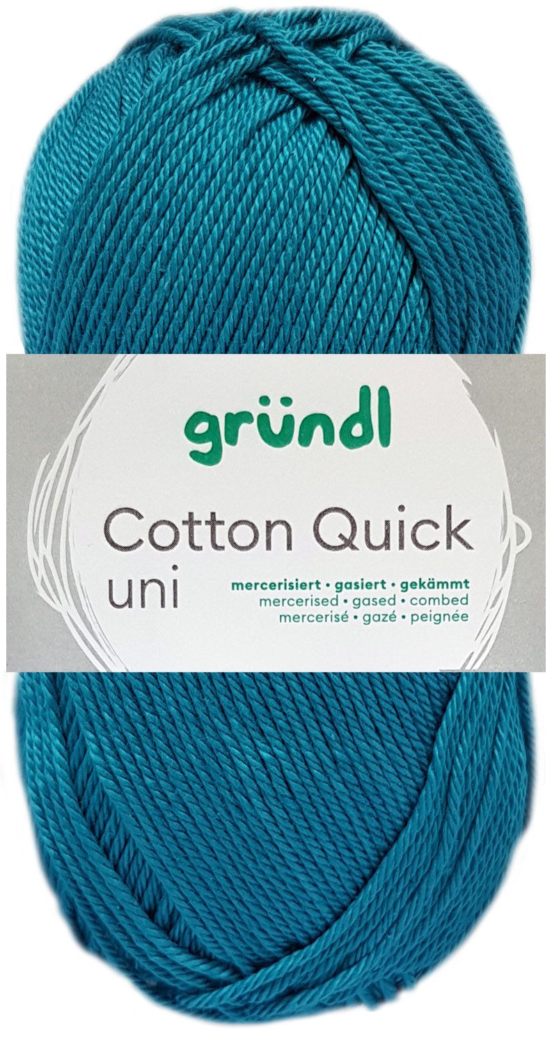 Gründl 50 Gramm Gründl Cotton Quick Uni Farbauswahl Häkelwolle