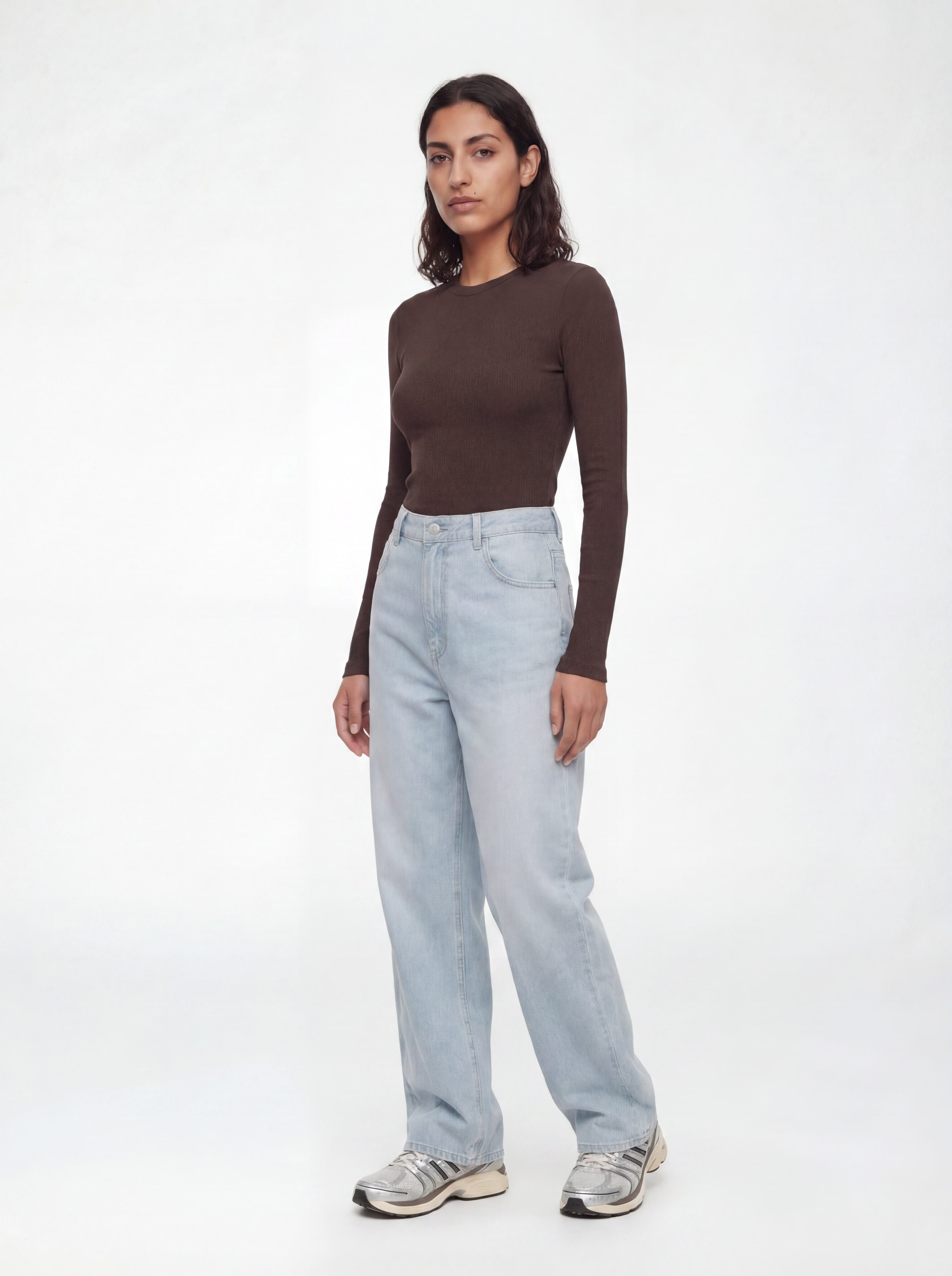 LeGer Longsleeve Cinzia, LeGer by Lena Gercke Rundhals, schmale Passform