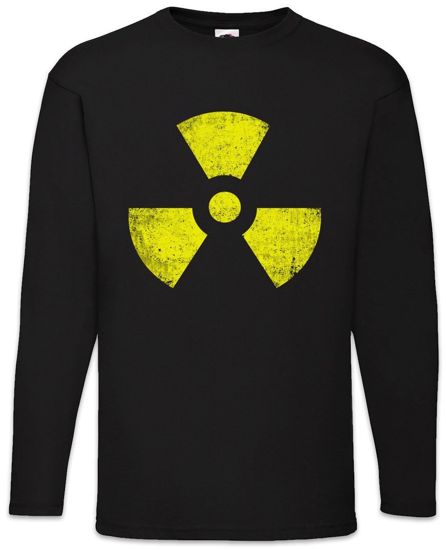 Langarmshirt Black Radioactive Vintage Symbol Langarm T-Shirt Goth TBBT Cyber