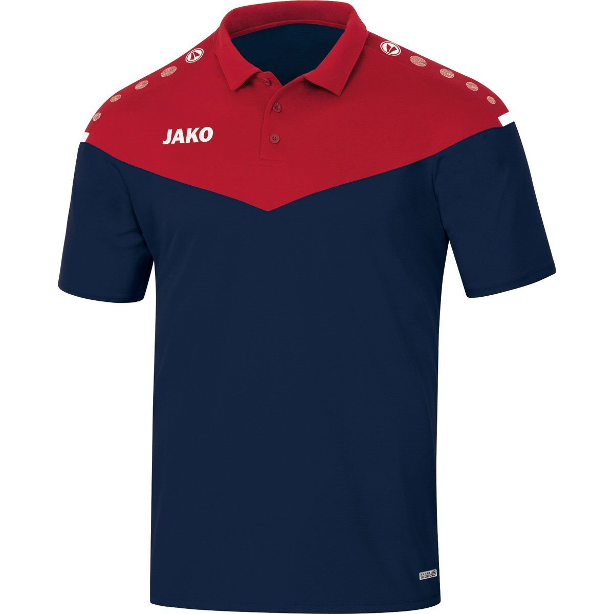 Jako Poloshirt Champ 2.0 (100% Polyester) marineblau/rot Herren