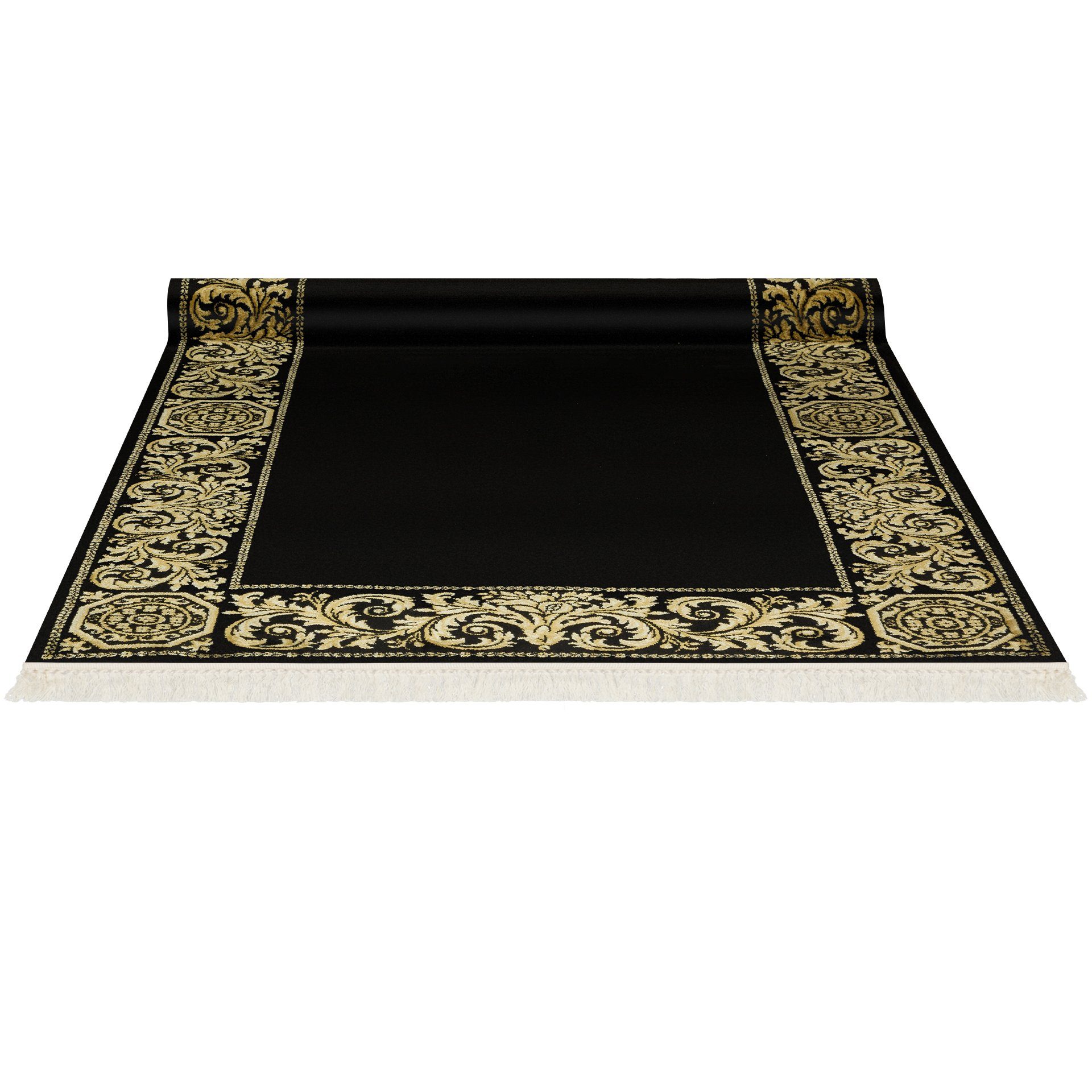 Belle Arti Teppich Luxus Teppich Wohnzimmer Barock Wohnteppich Läufer Teppichläufer Flur, Rechteckig, flauschig