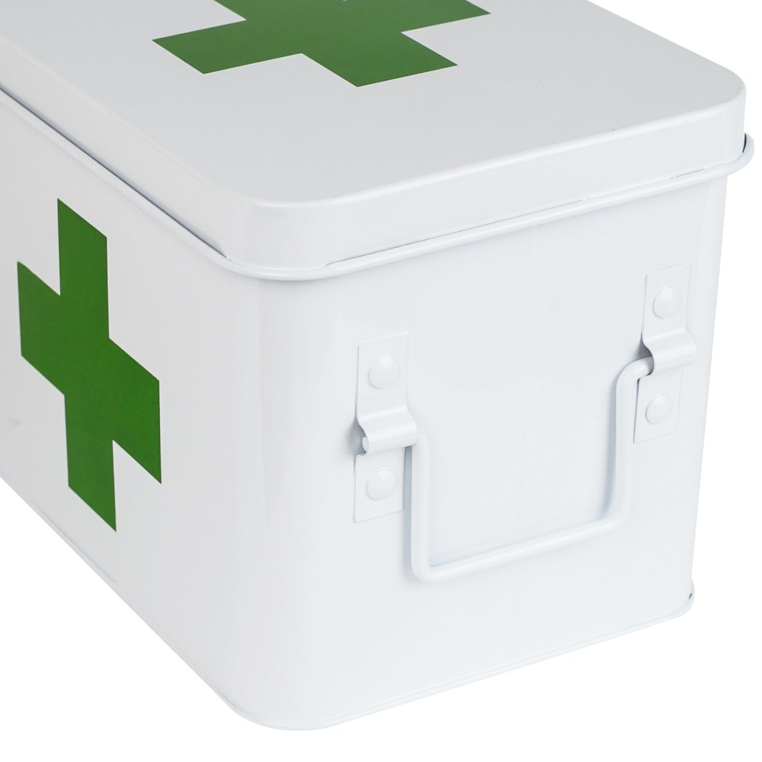 Hausapotheke Hilfe Tragegriffen, cm Erste HMF Medikamentenkoffer Koffer, mit Medizinschrank 22,5x16,5x15,5