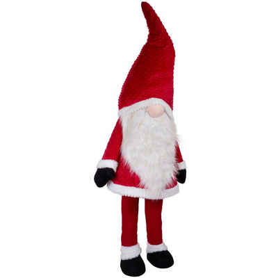 Christmas Paradise Weihnachtsfigur Wichtel 130cm (165cm) XXL Wackelwichtel (Deko Figur, 1 St), Weihnachten, rot