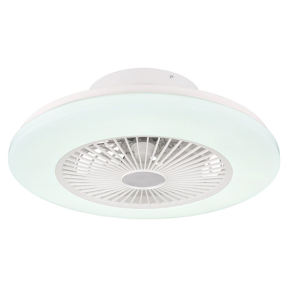 etc-shop Deckenventilator, Dimmbar LED inkl. Fernbedienung Deckenventilator Sterneneffekt