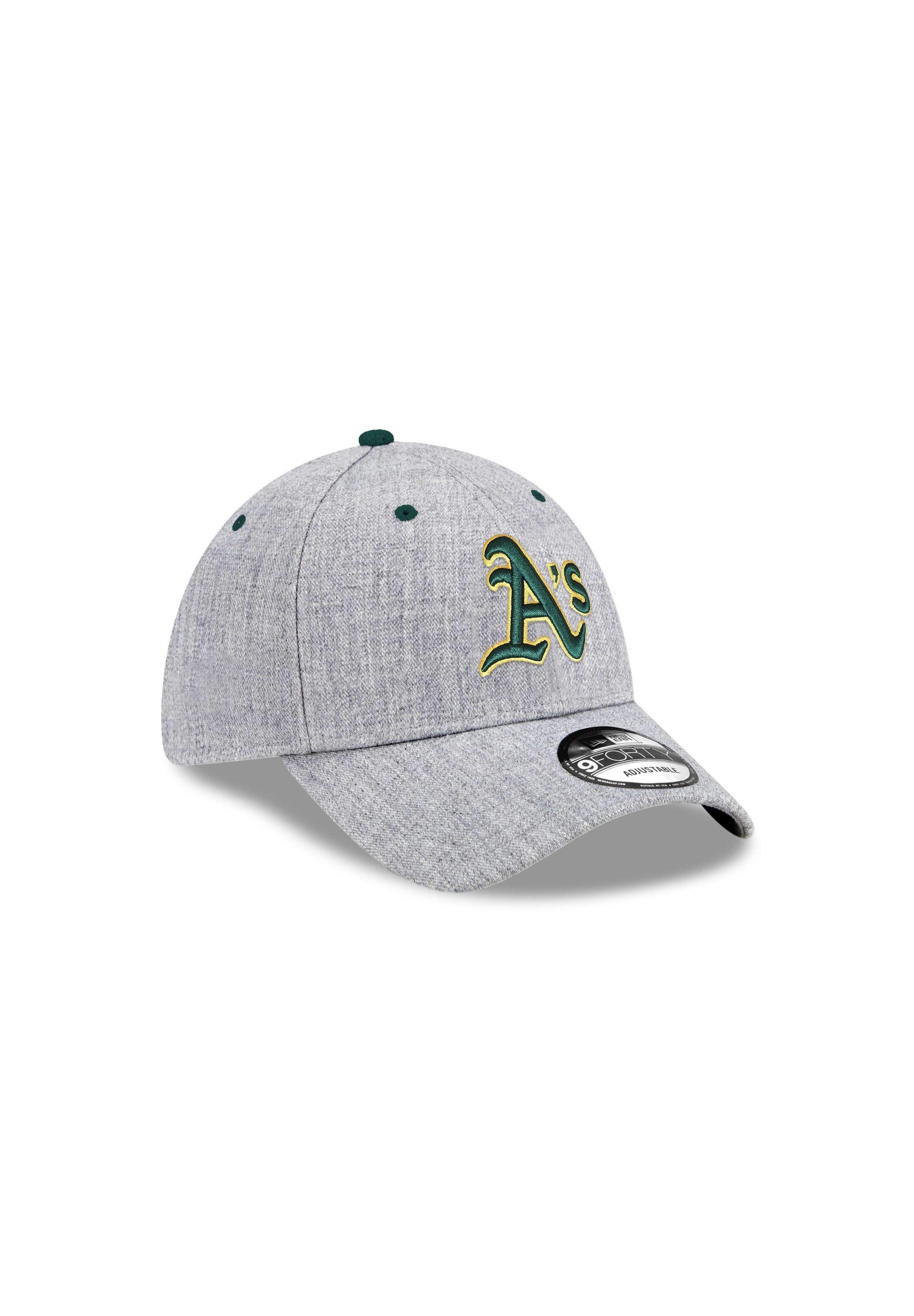 New Era Baseball Cap Oakland Athletics Gray Heather 9Forty Cap New Era Grau (1-St)