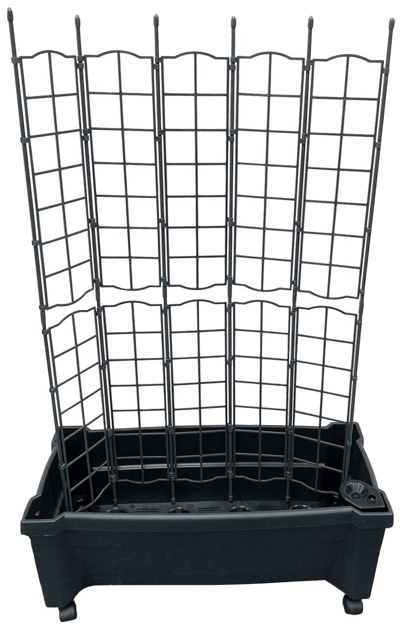 KHW Spalier Calypso, BxTxH: 79x35x115 cm, Pflanzkasten mit Rollen und Bewässerungssystem
