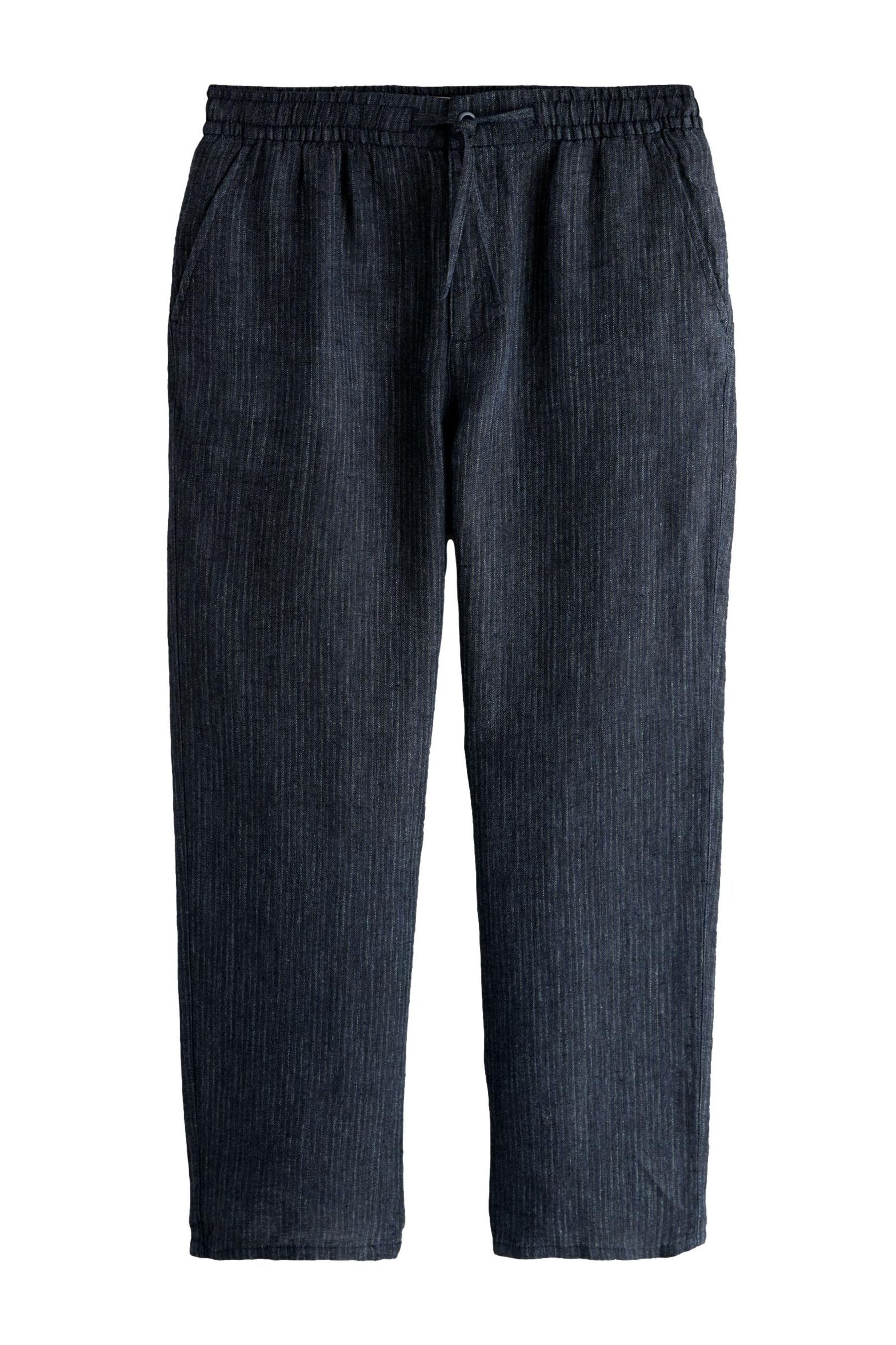 Leinenhose Signature Heritage Relaxed Fit Hose mit Leinen