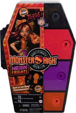 Mattel® Anziehpuppe Monster High, Skulltimate Secrets: Neon Frights Toralei Stripe