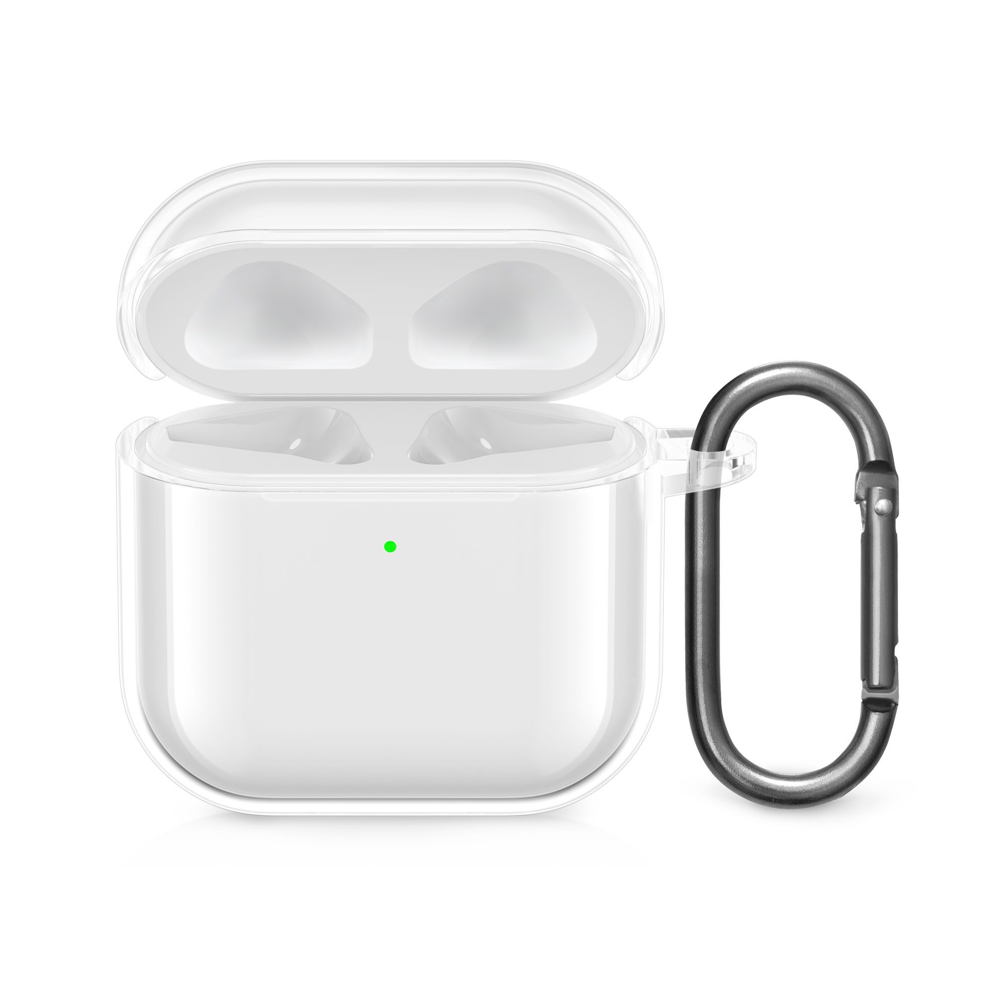 kwmobile Etui Hülle für Apple Airpods 4, TPU Silikon Schutzhülle Case Cover Kopfhörer