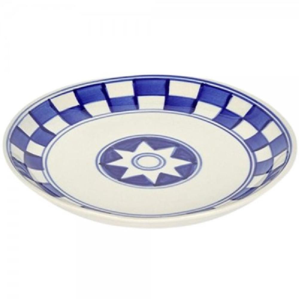 Lambert Тарелка для завтрака Тарелки Klein Küchenkaro White/Blue (19cm)