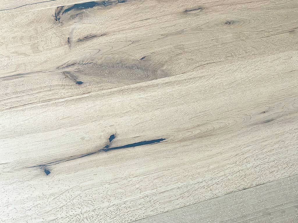BASICfloor Parkett Parkett Eiche rustikal weiß-geölt Landhausdiele