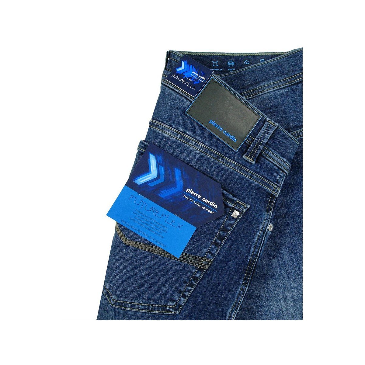 Pierre Cardin Blue 02 Mid (1-tlg) blau 5-Pocket-Jeans