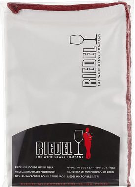 RIEDEL THE WINE GLASS COMPANY Weinglas Riedel, Glasreinigungstuch Mikrofaser weiß, Mikrofaser