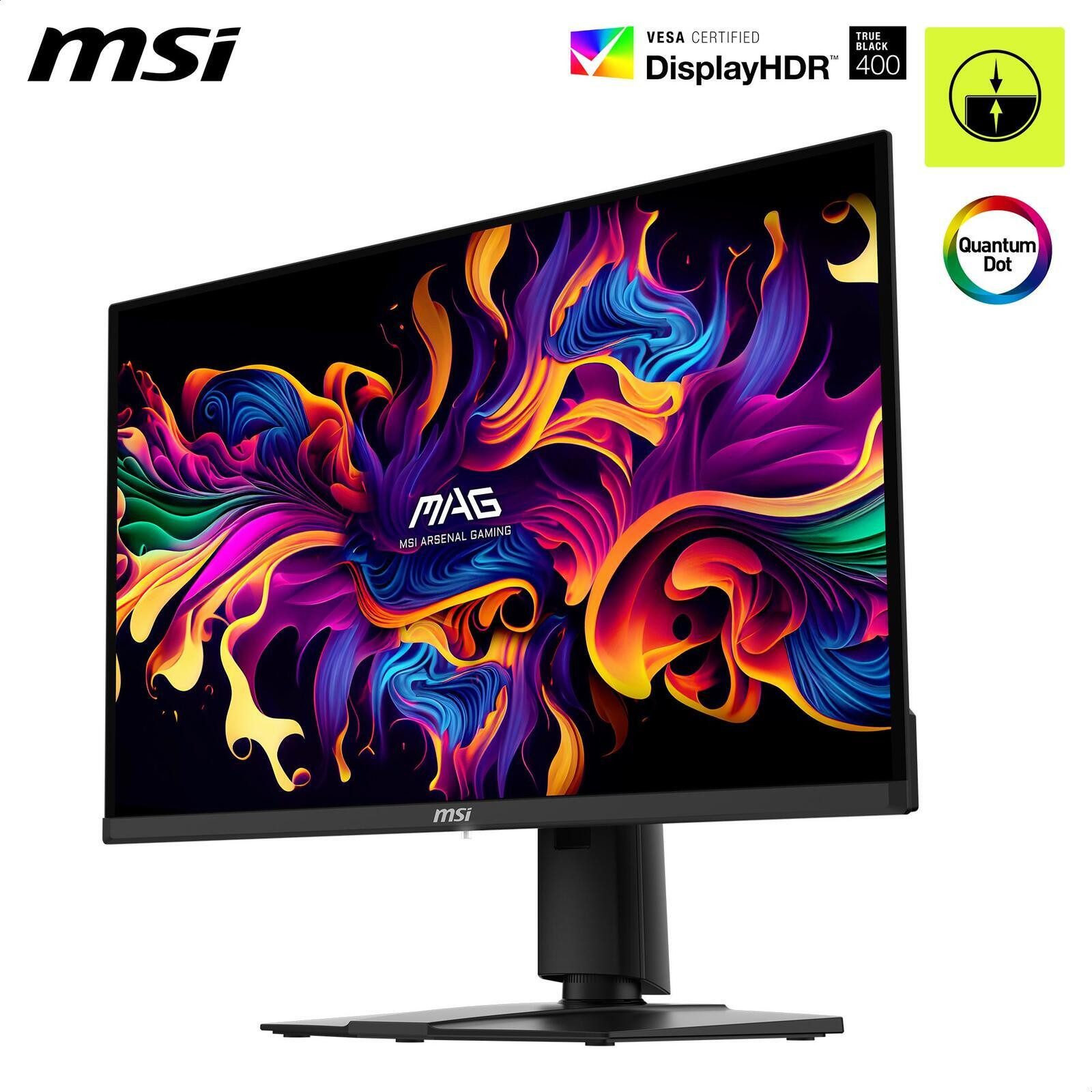 MSI MSI MAG 271QPXDE QD-OLED E2 Gaming-Monito Gaming-LED-Monitor (0,03 ms Reaktionszeit, QD-OLED)