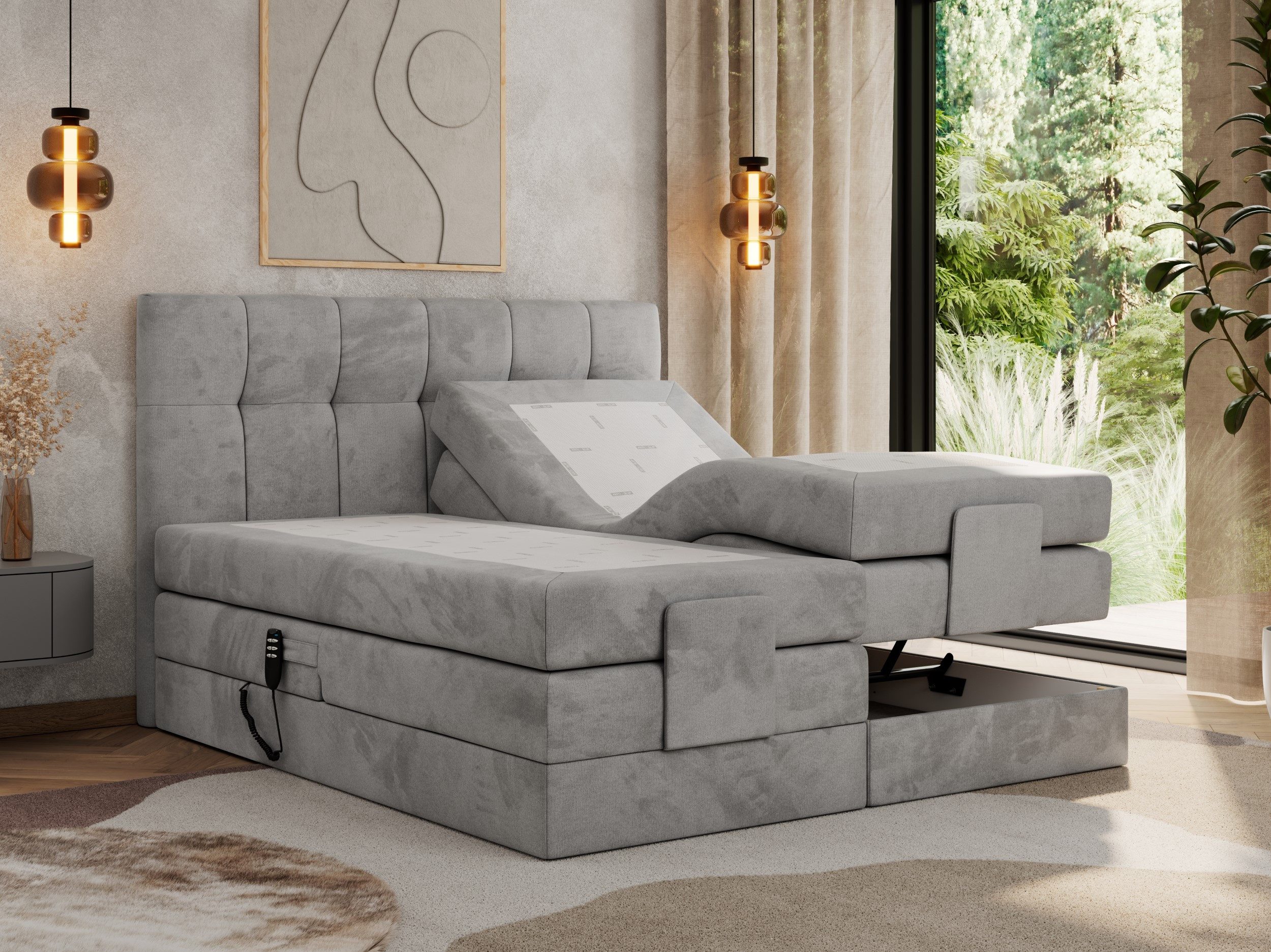 MKS MÖBEL Boxspringbett VITTORIA (Set, Packung, günstig online kaufen