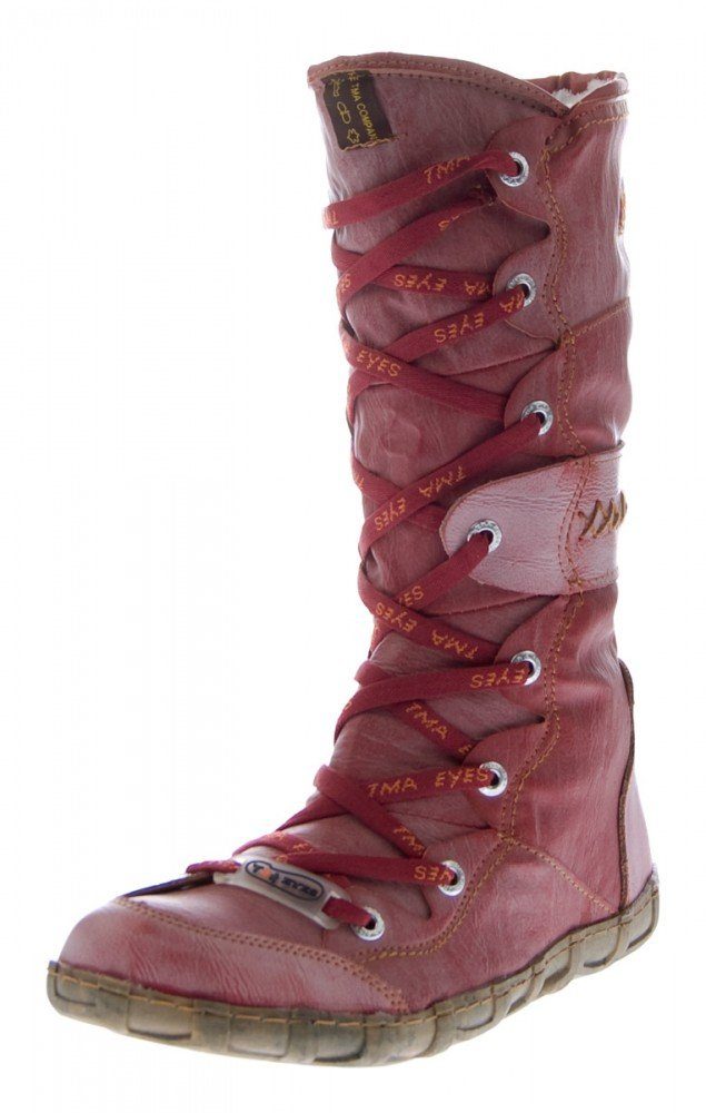 TMA Leder Stiefel TMA 2088 Winter Schuhe gefüttert Stiefel Gefüttert, Repti günstig online kaufen