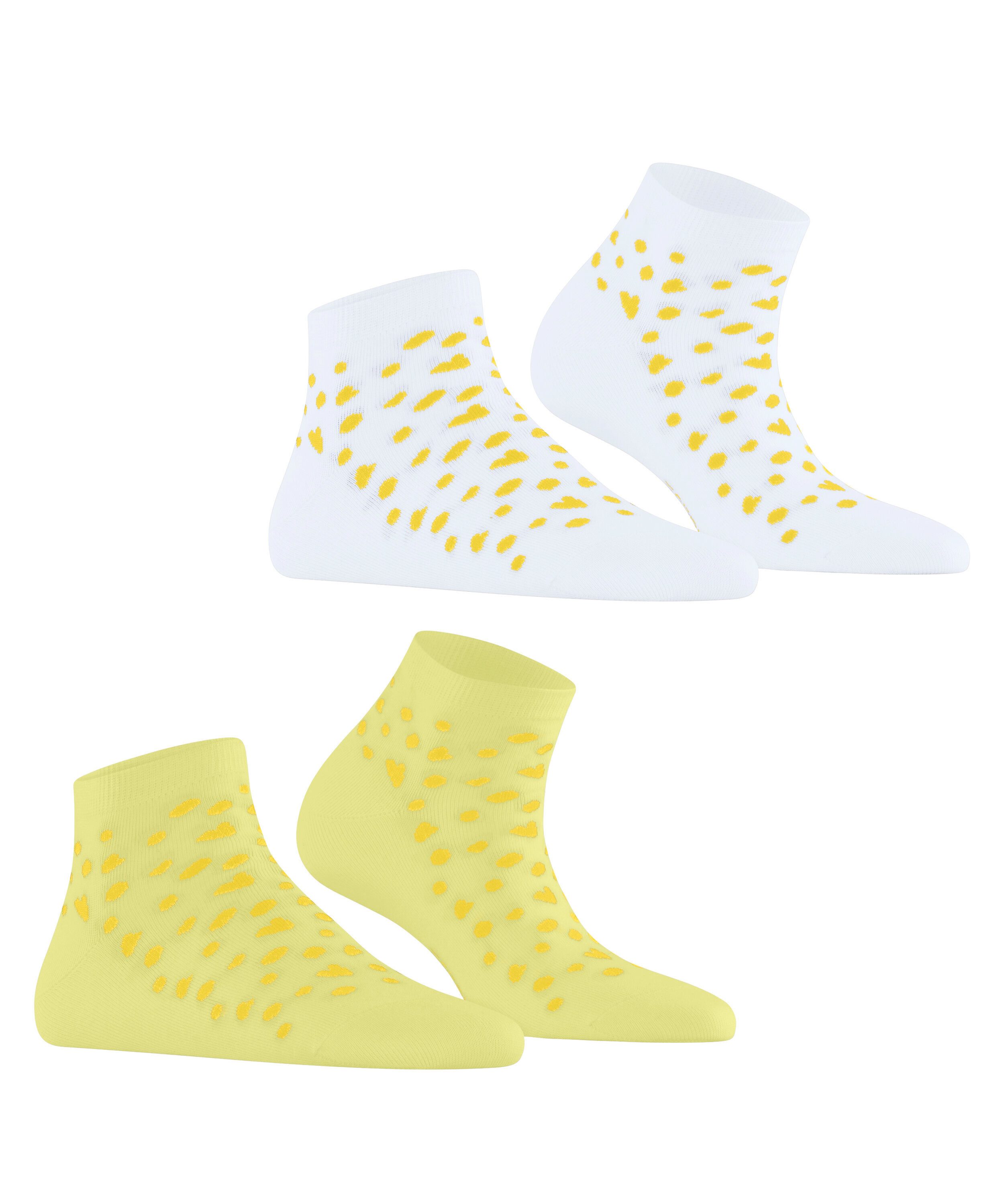 Esprit Sneakersocken Playful Hearts 2-Pack (2-Paar)