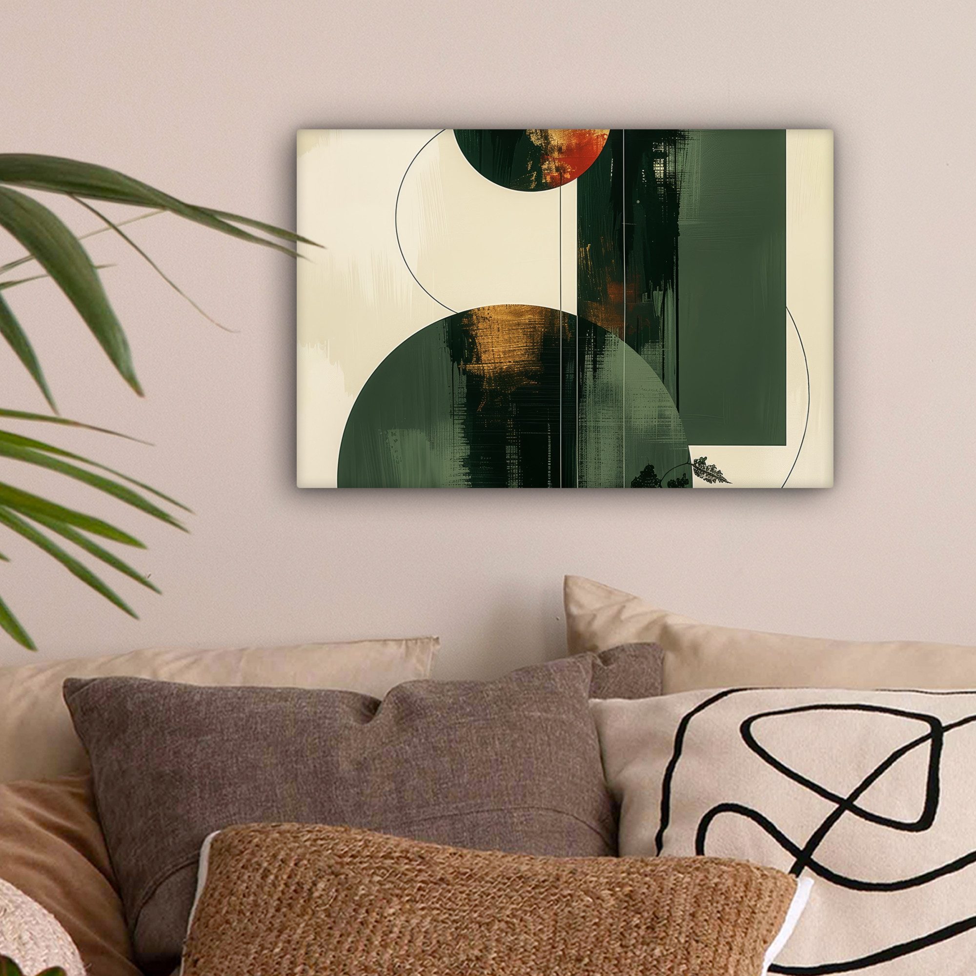 OneMillionCanvasses® Leinwandbild Kunst - Kreise - Modern - Abstrakt, Fotod günstig online kaufen