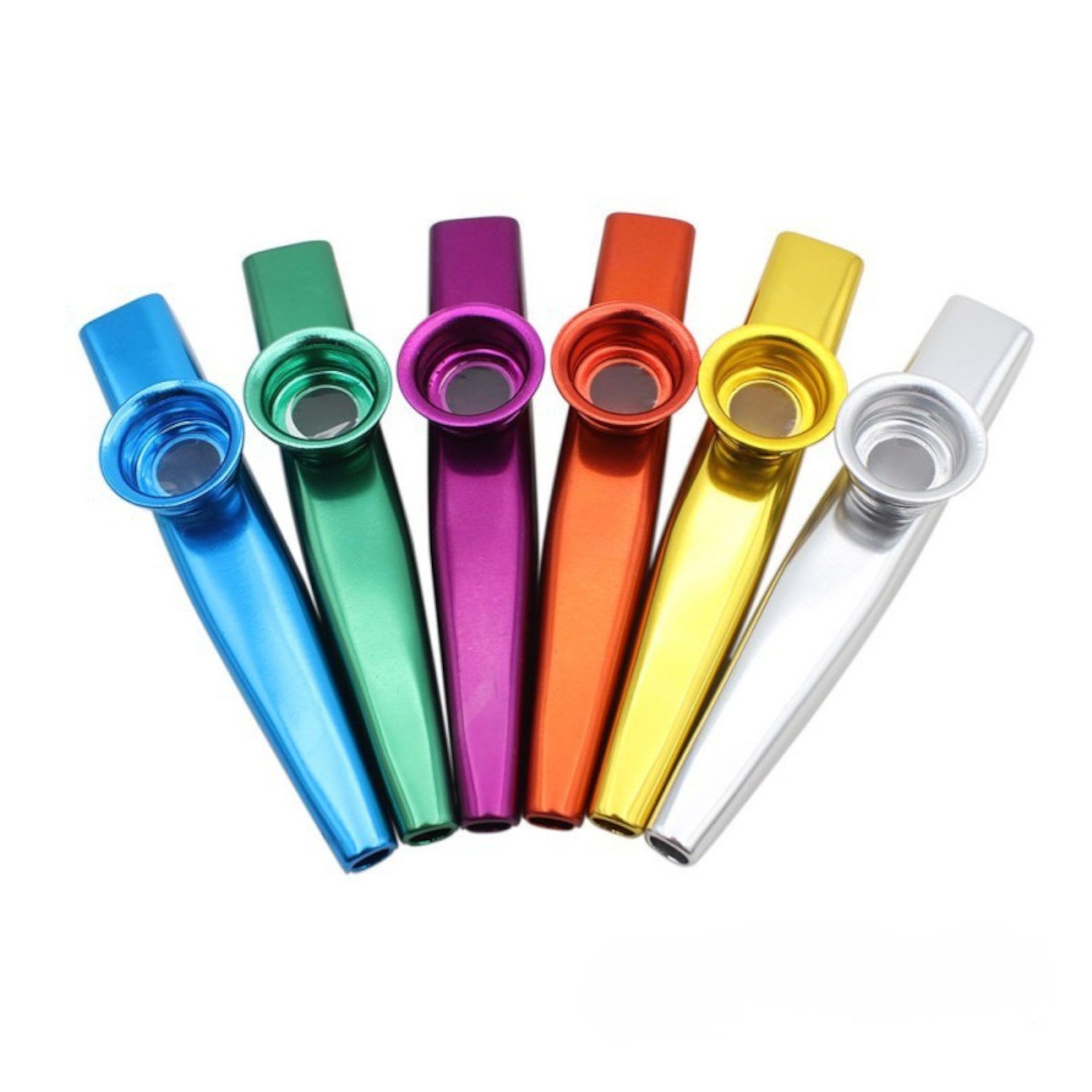 pi-music Mundharmonika pi‑music Metalkazoo 6er Set – buntes Geschenkset