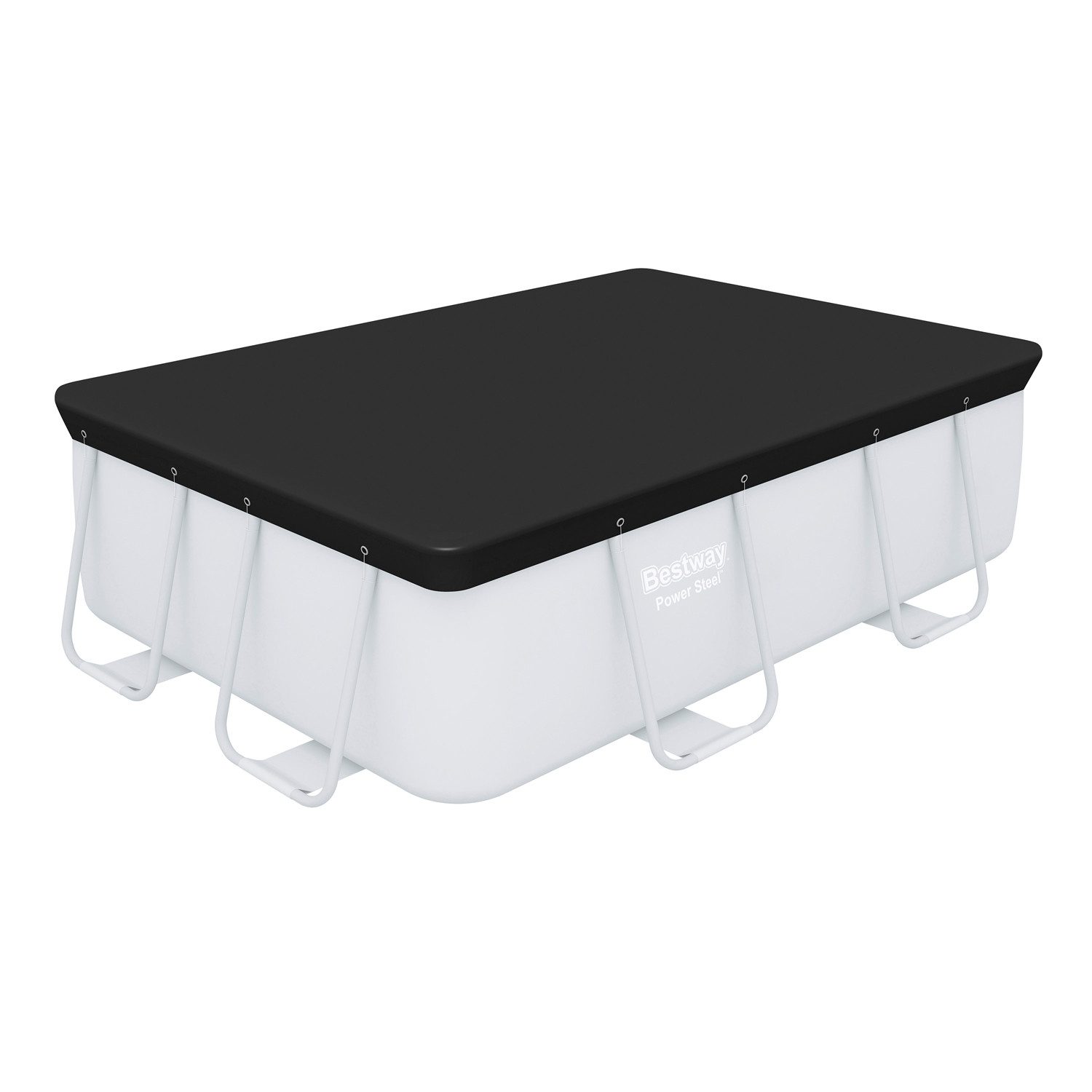 Pool-Abdeckplane 269 x 179 cm (Packung, 1-St), schwarz, eckig