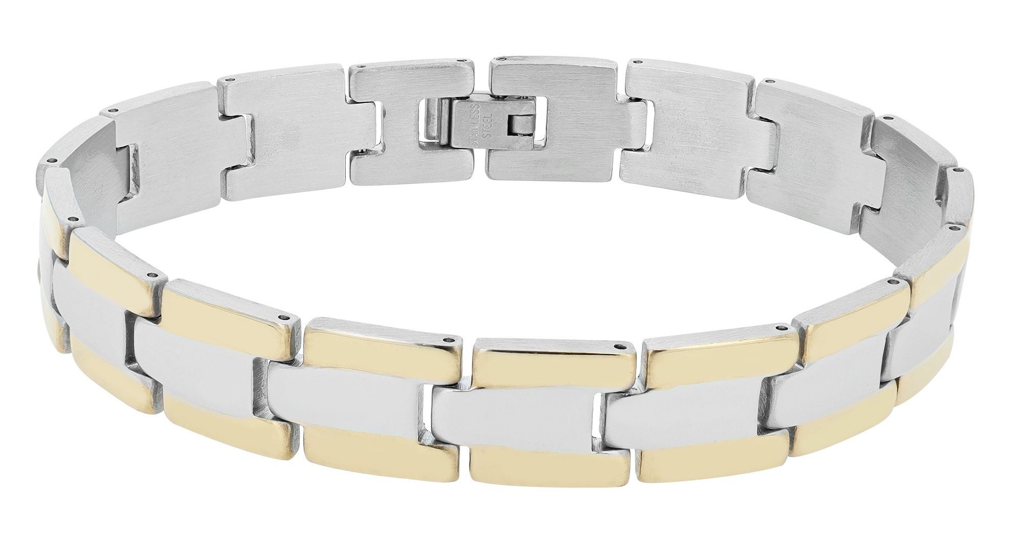 Edelstahlarmband Oberon, goldfarbig, Ionenplattierung