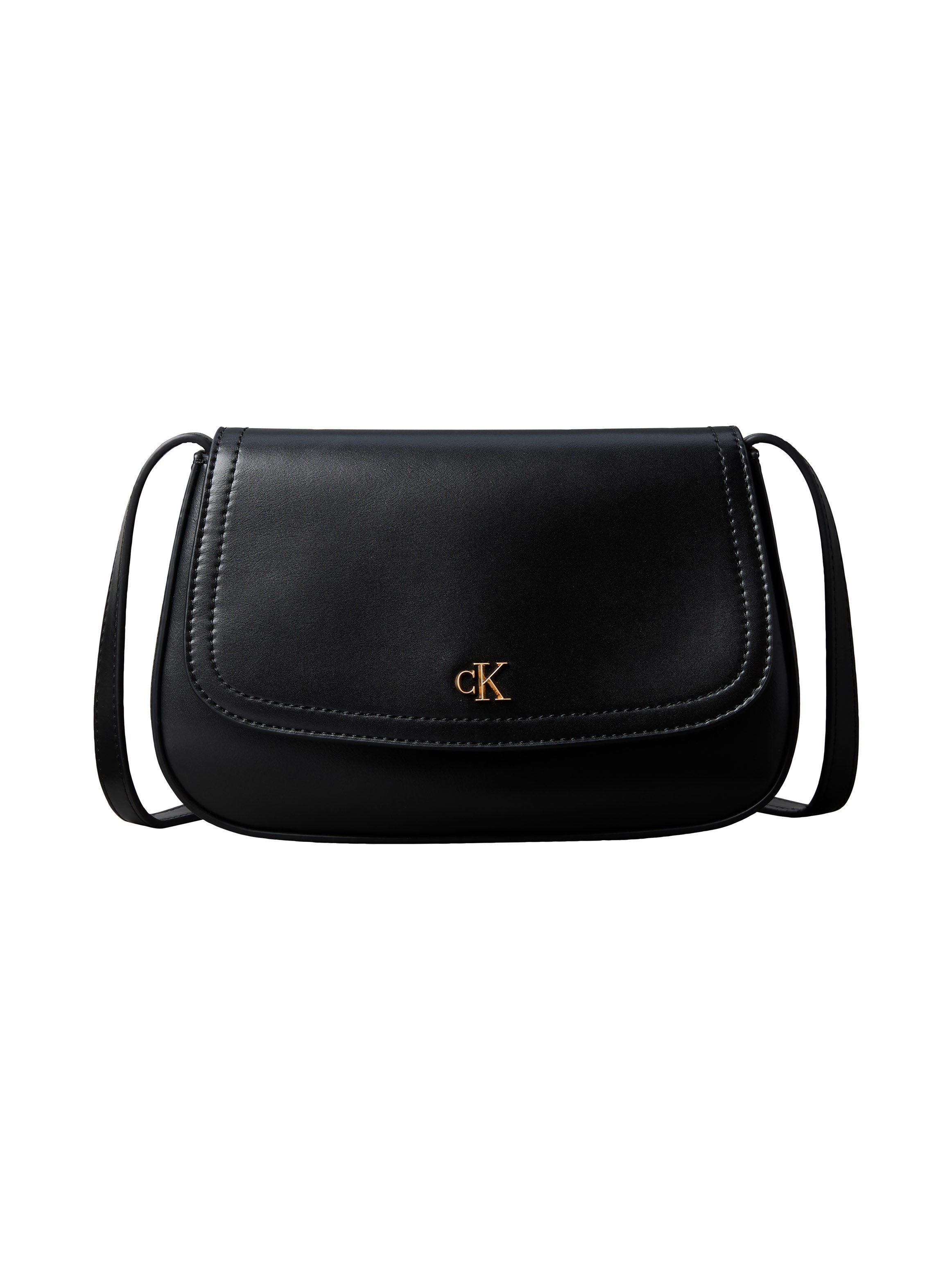 Calvin Klein Umhängetasche CK FLAP CAMERA BAG, Damen Schultertasche, Abendtasche mit CK-Logo