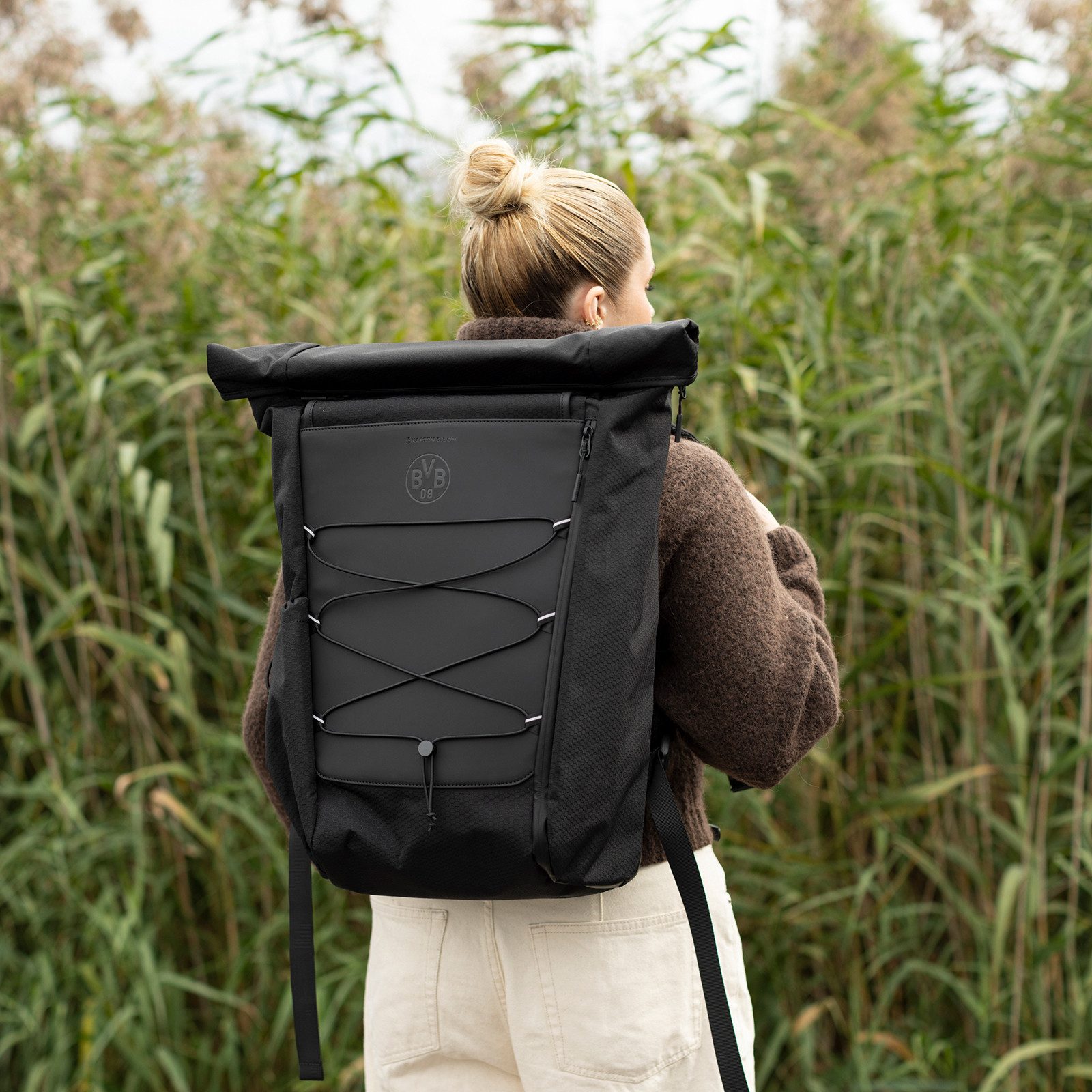 BVB Freizeitrucksack BVB X Kapten & Son Banff All Black (Packung, 1-tlg)