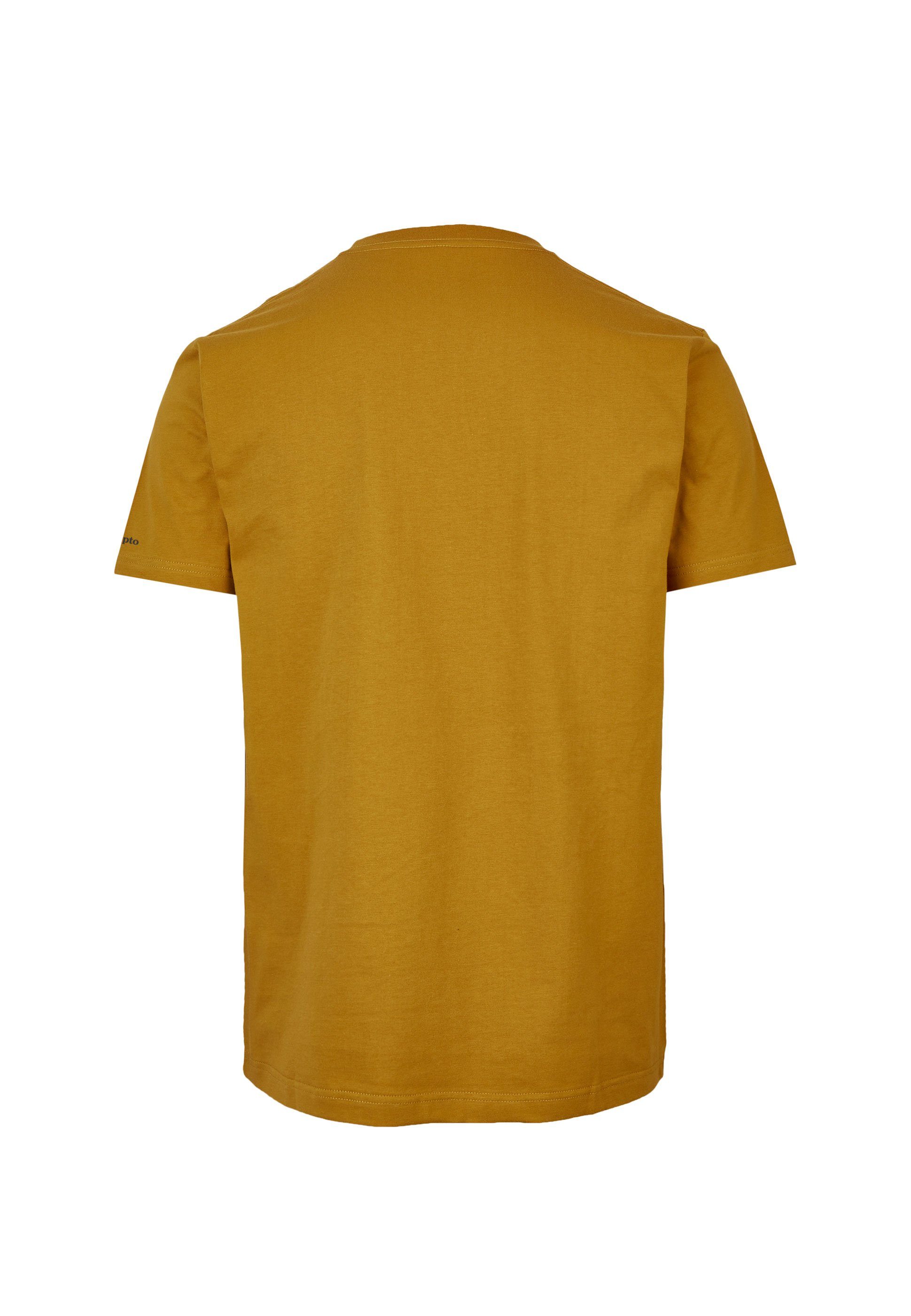 klassischem Cleptomanicx braun Print Mowe T-Shirt mit