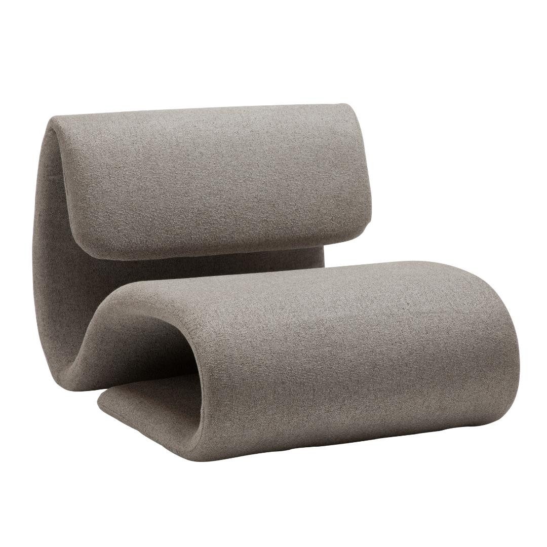 Danform Dubna Dan-Form Sessel Bouclé hellbraun.