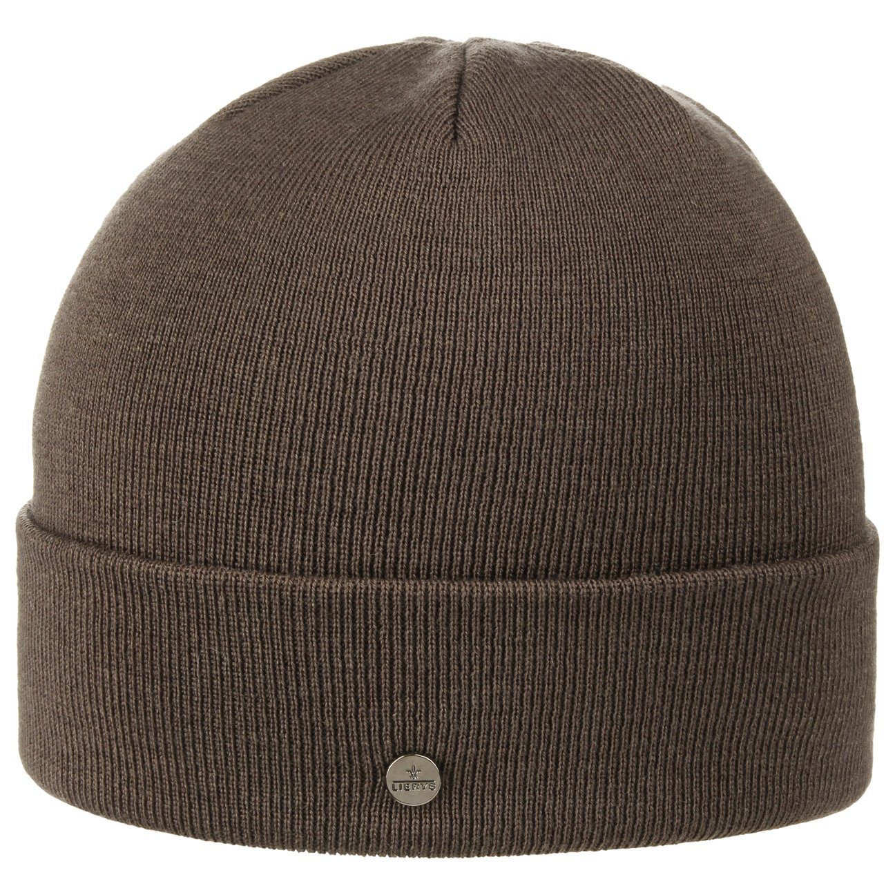 Lierys Beanie (1-St) Strickmütze mit Umschlag, Made in Germany braun