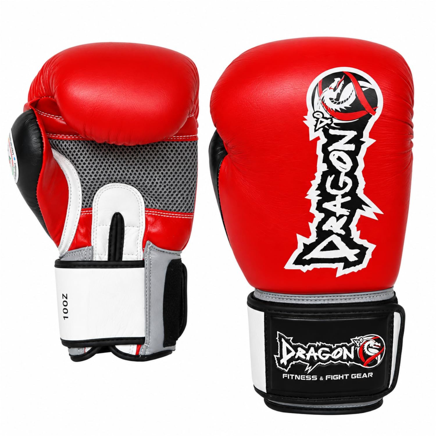 DragonDo Boxhandschuhe 33099-L Muay Thai Boxhandschuhe - IFMA Zertifiziert - Premium Leder