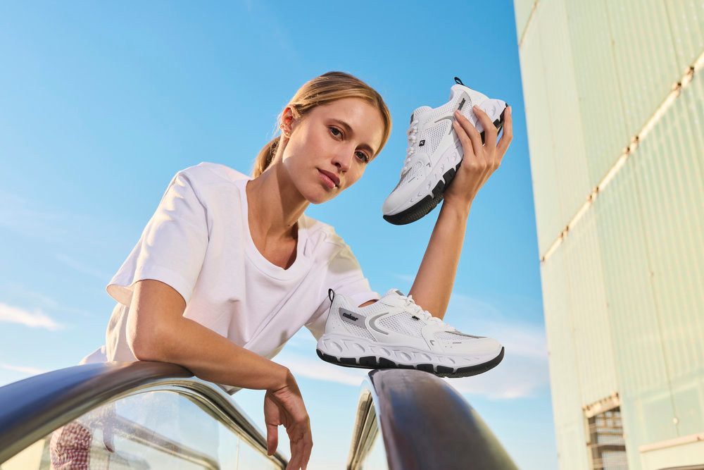 Rieker Plateausneaker Schnürschuh, Freizeitsneaker, Halbschuh mit MemoSoft-Innensohle