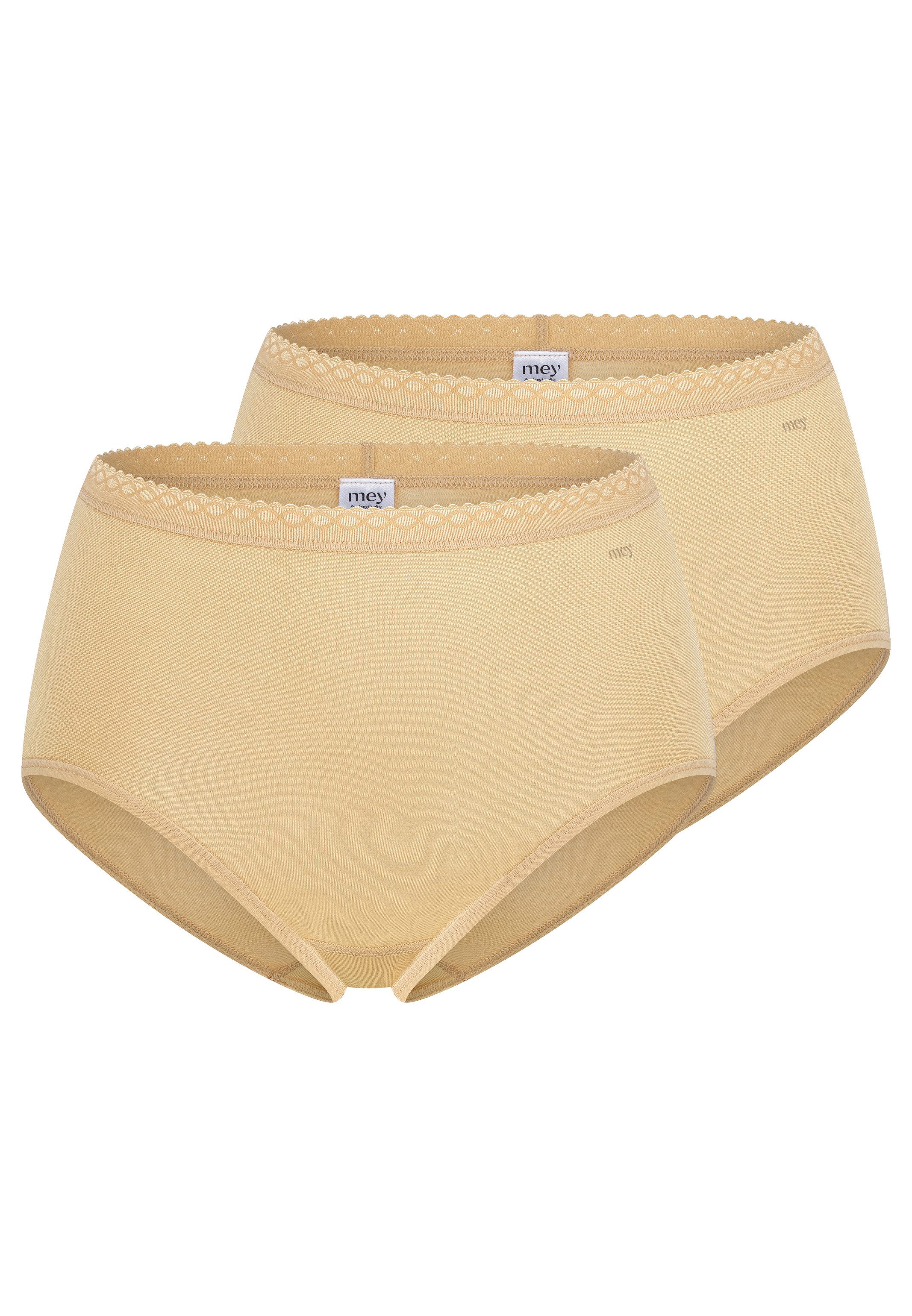 Mey Taillenslip 2er Pack Lights (Spar-Set, 2-St) Taillen Slip - Baumwolle - Baumwolleinsatz auf der Schrittinnenseite