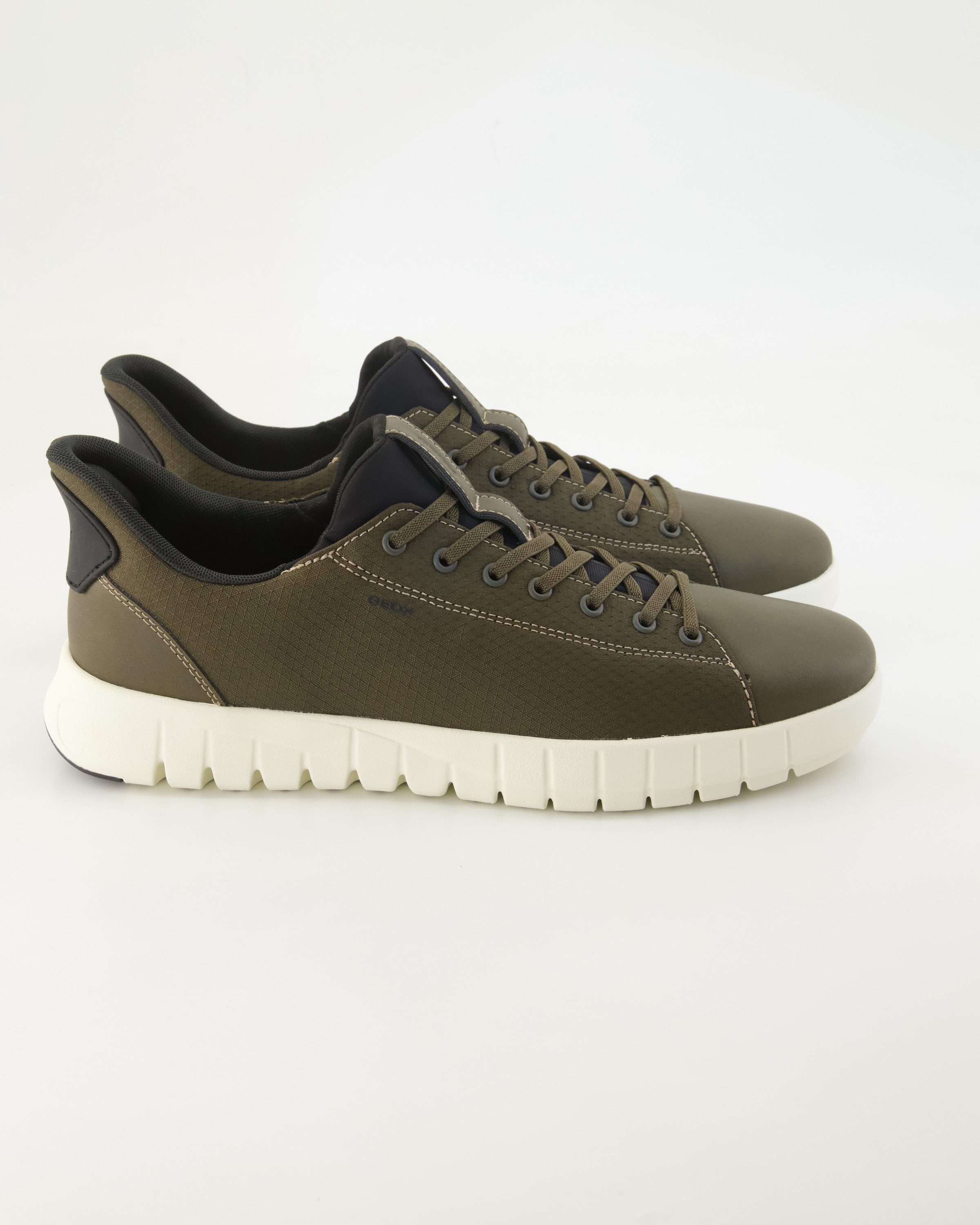 Geox U Flextride Plus Slipper Obermaterial: Leder und Textil