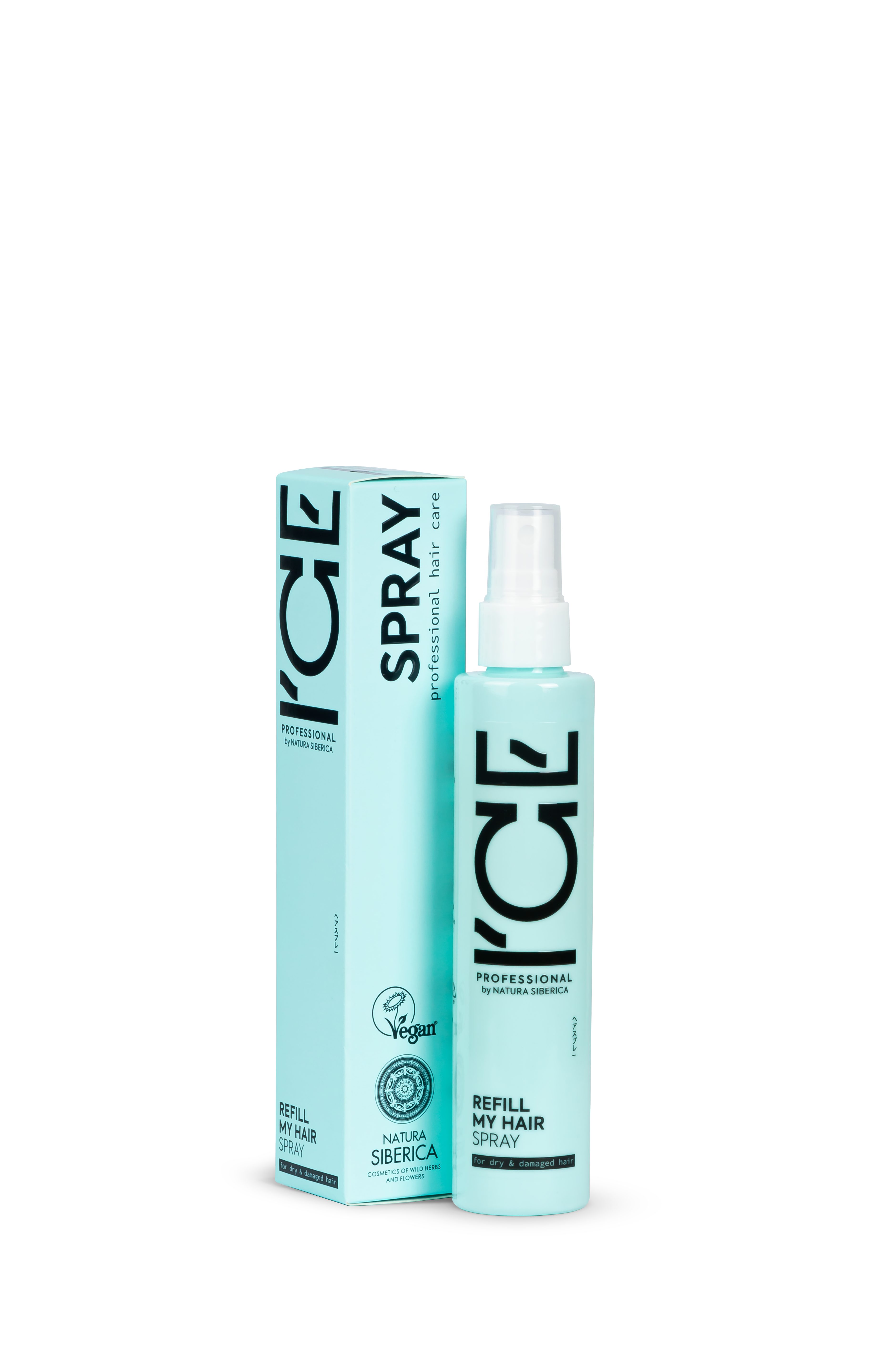 Natura Siberica Haarpflege-Spray ICE. Refill My Hair Spray