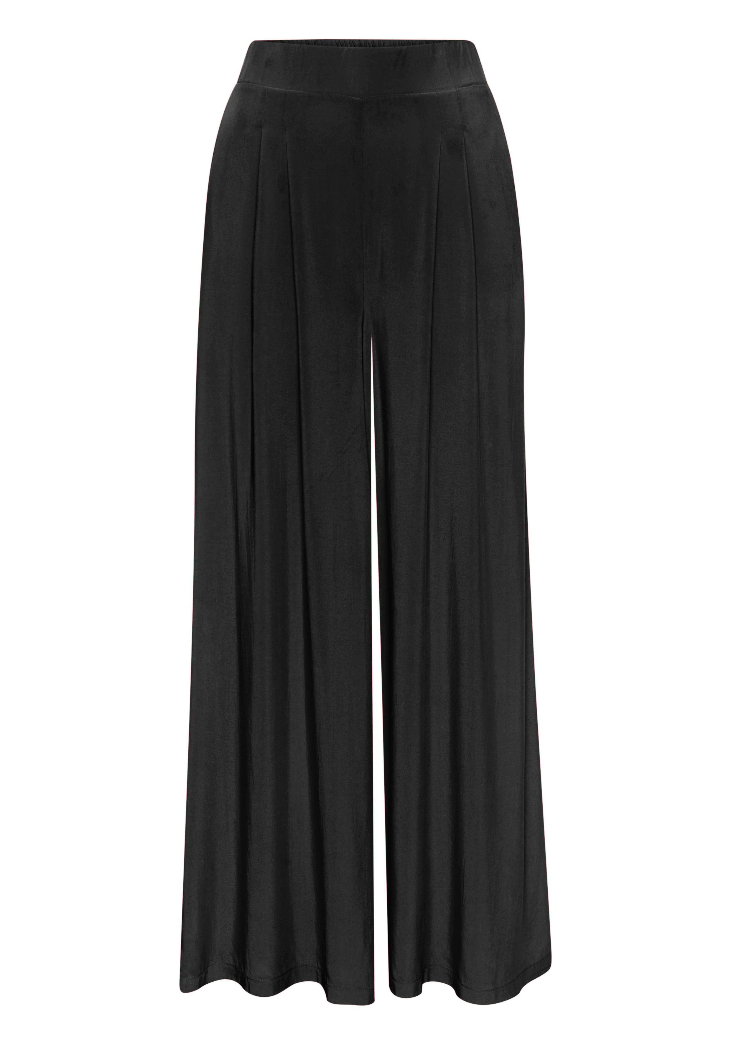 Buffalo Palazzohose, mit Seitennahttaschen, leichte Sommerhose, Wide-Leg günstig online kaufen