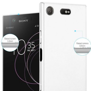 Cadorabo Handyhülle Sony Xperia XZ1 COMPACT Sony Xperia XZ1 COMPACT, Handy Schutzhülle - Hülle - Robustes Hard Cover Back Case Bumper