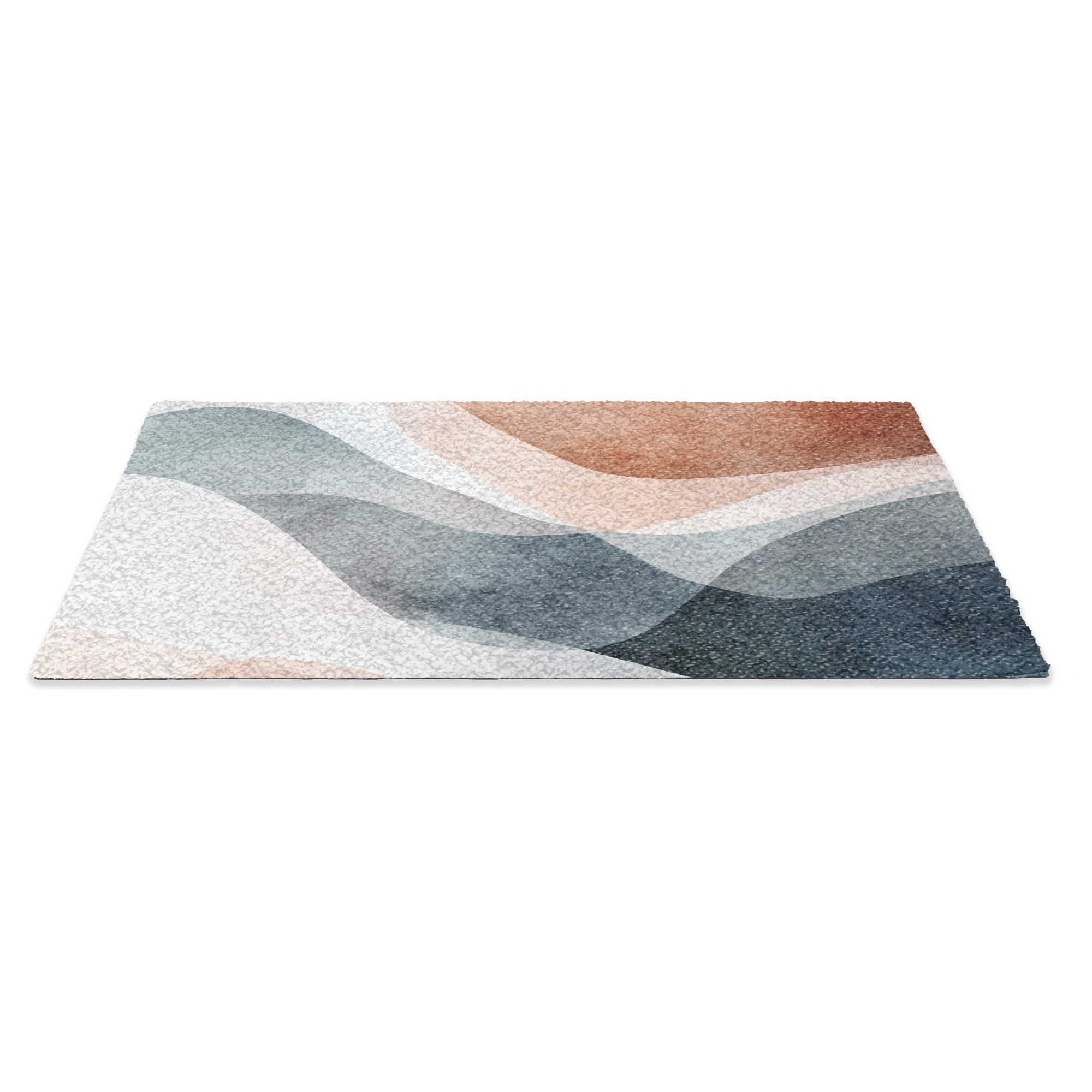 MuchoWow Fußmatte Abstrakt - Wellen - günstig online kaufen