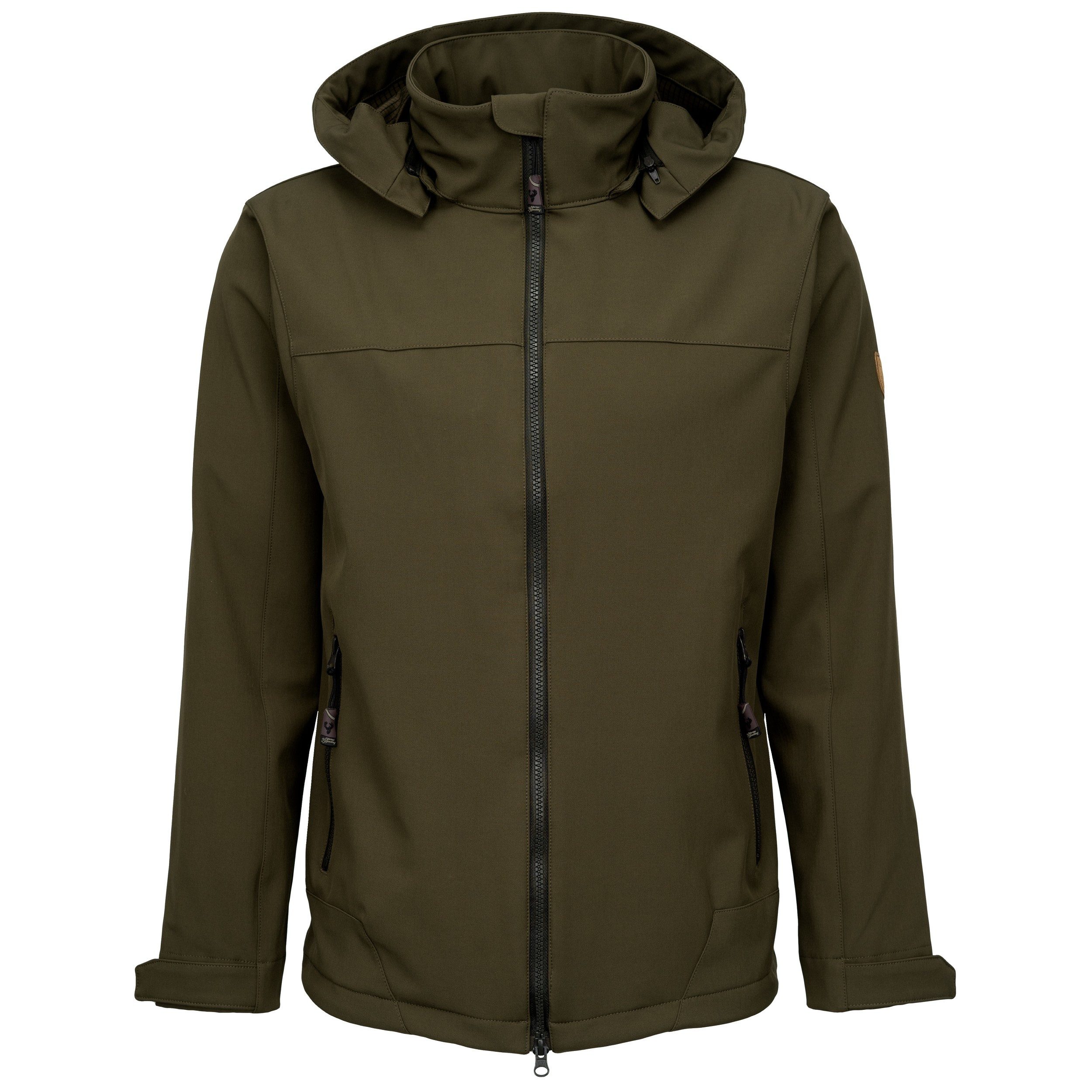 Hubertus® Hunting Softshelljacke Softshelljacke für Herren Jagdjacke Outdoorjacke oliv von Oefele Jagd