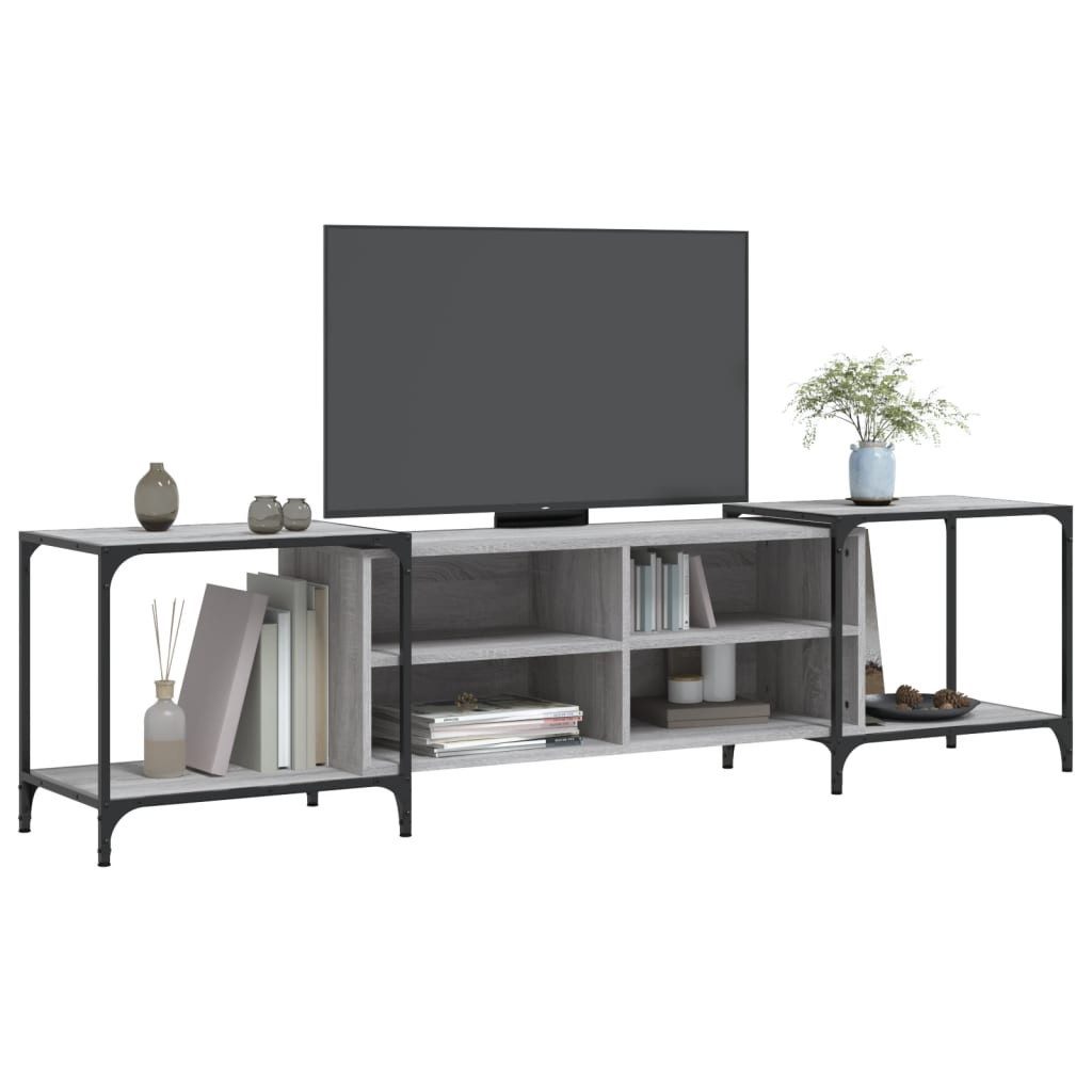 vidaXL TV-Schrank TV-Schrank Grau Sonoma 203x37x50 günstig online kaufen