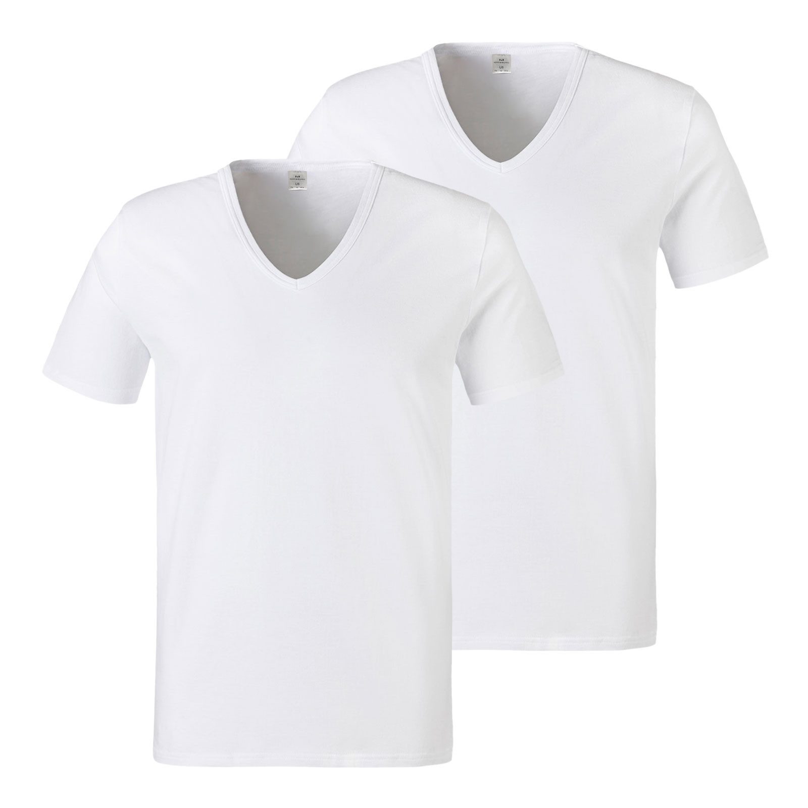 GÖTZBURG Unterziehshirt V-Shirt (2-St) ohne Seitennaht günstig online kaufen