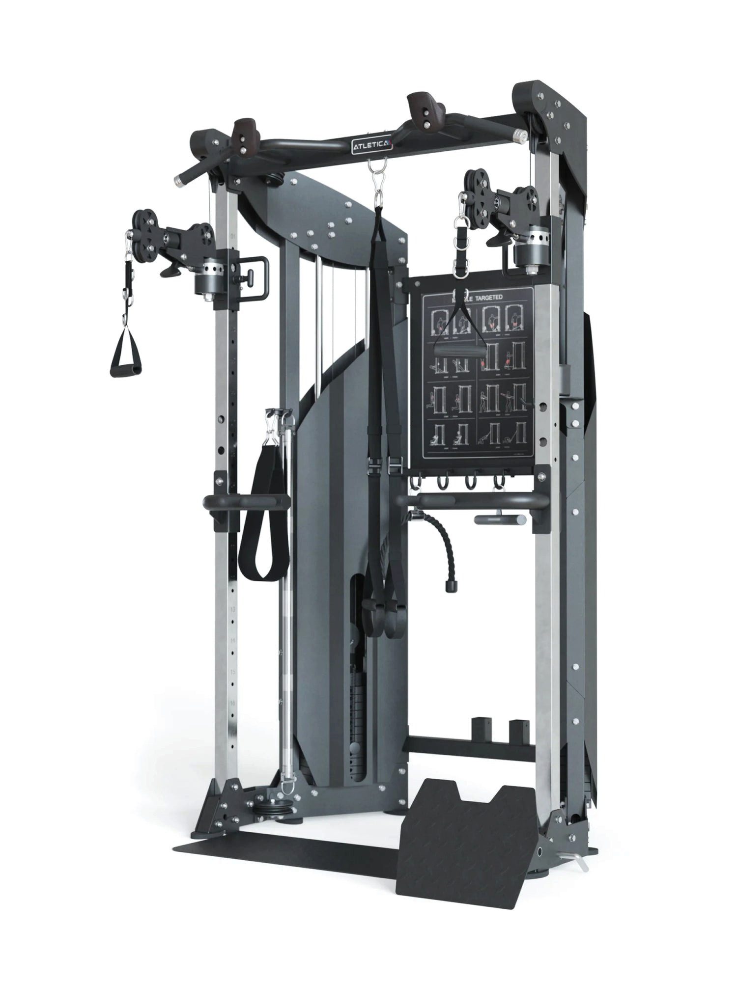 ATLETICA Kraftstation Mirage, Kabelzug Station, 360° Duale Kabelzug