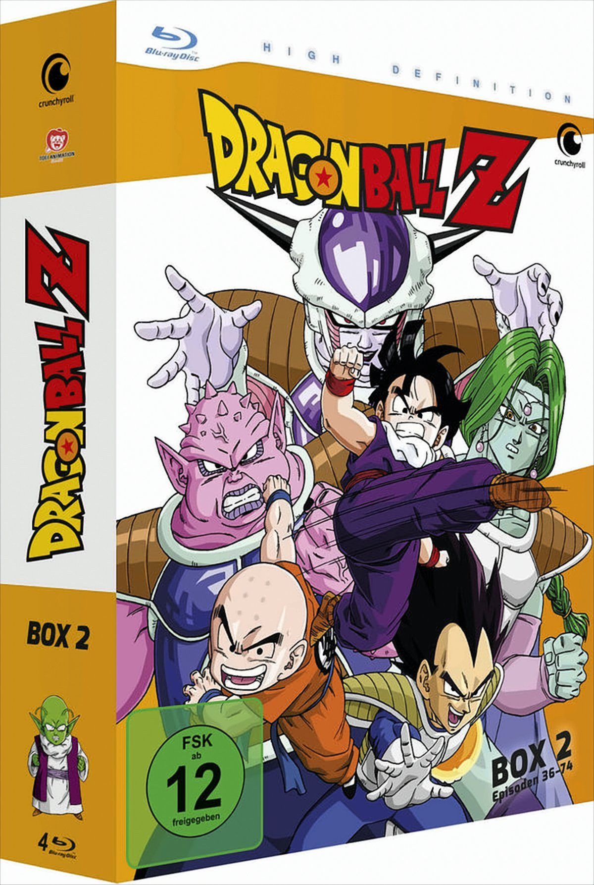 Blu-ray Dragonball Z - TV-Serie - Vol.2 (Episoden 36-74) [4 BRs]