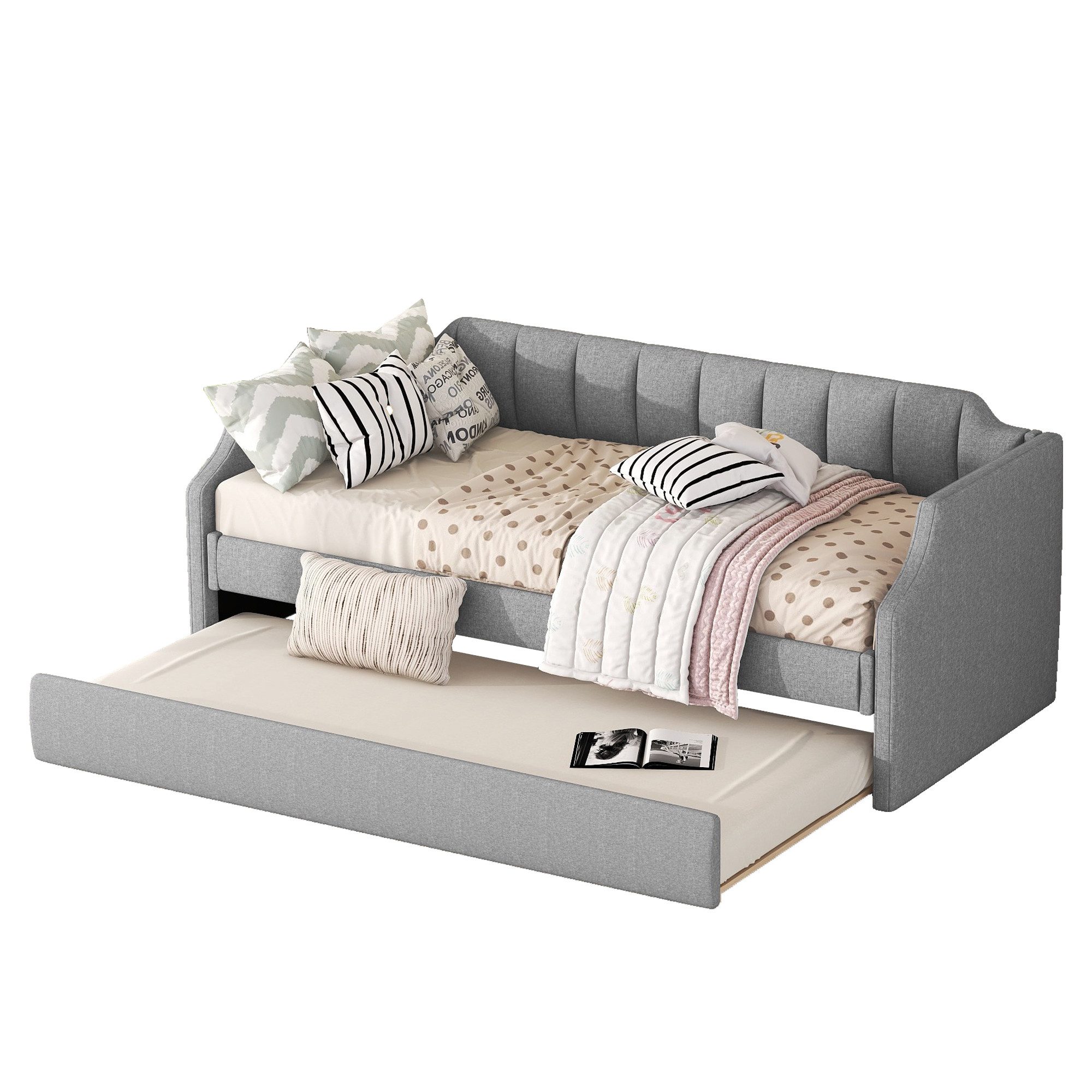 Flieks Daybett, Tagesbett Polsterbett mit Unterbett günstig online kaufen