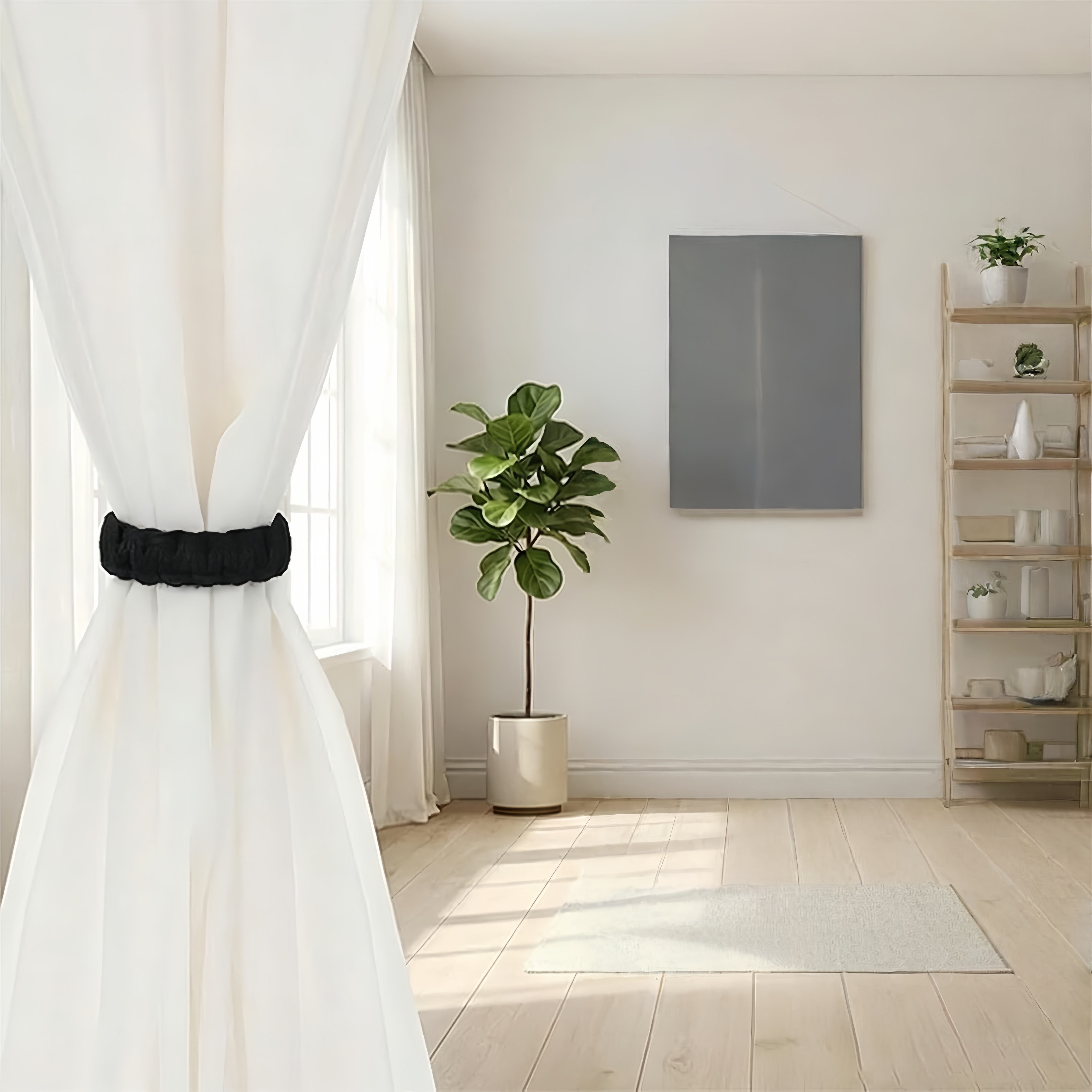 FOUORTUNATE-BEE Raffhalter Boho Gardinenhalter 4er Set für Zuhause und Büro, (4-tlg), Dekorative Boho Vorhangbinder für Innen- und Außenbereich – Bild 4 von 5