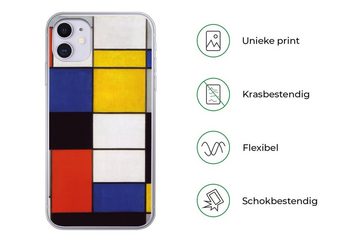 MuchoWow Handyhülle Komposition A - Piet Mondrian, Handyhülle Apple iPhone 11, Smartphone-Bumper, Print, Handy