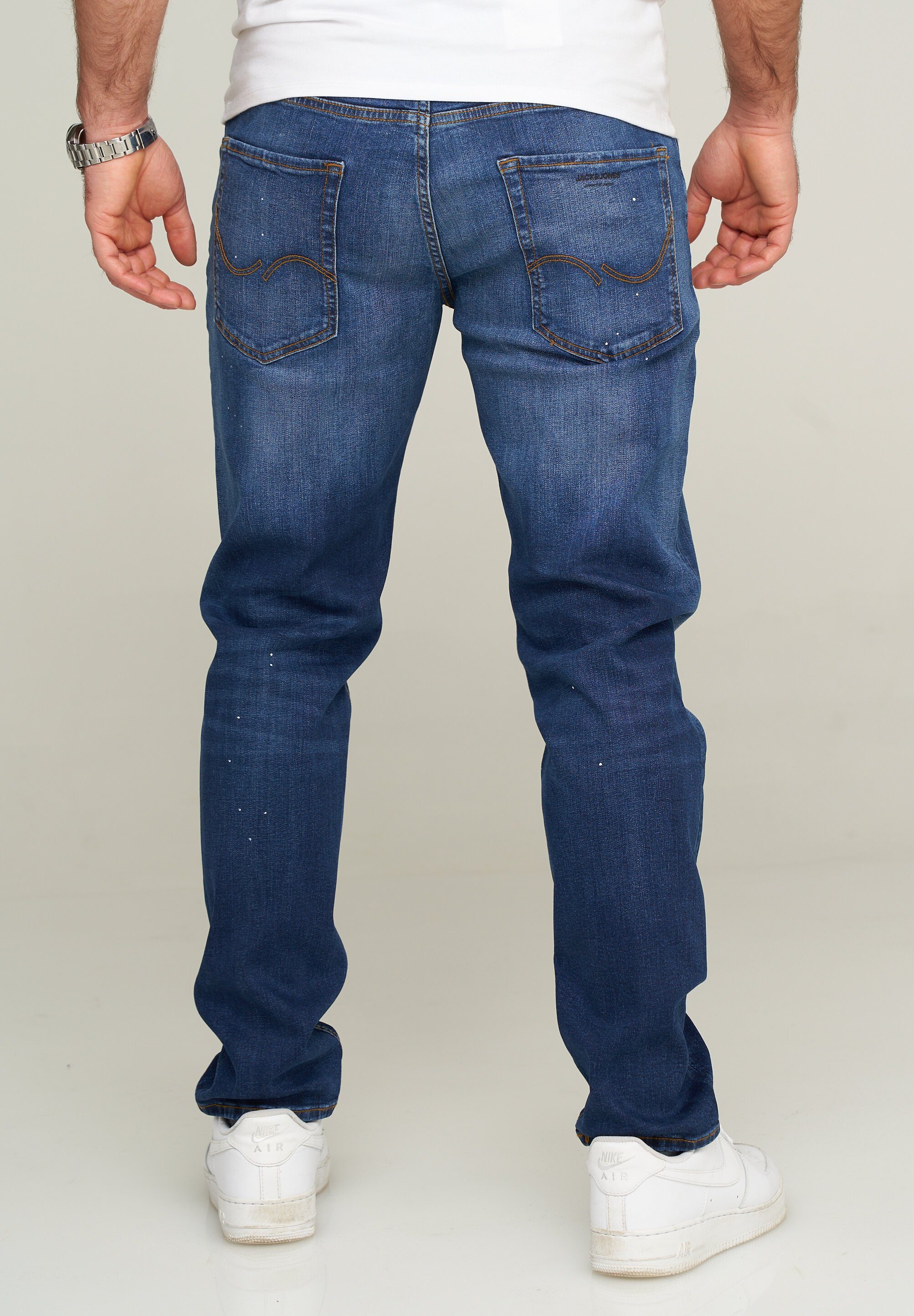 JJIMIKE Denim Jack & Blue Jones 5-Pocket-Jeans Dark JJARIS